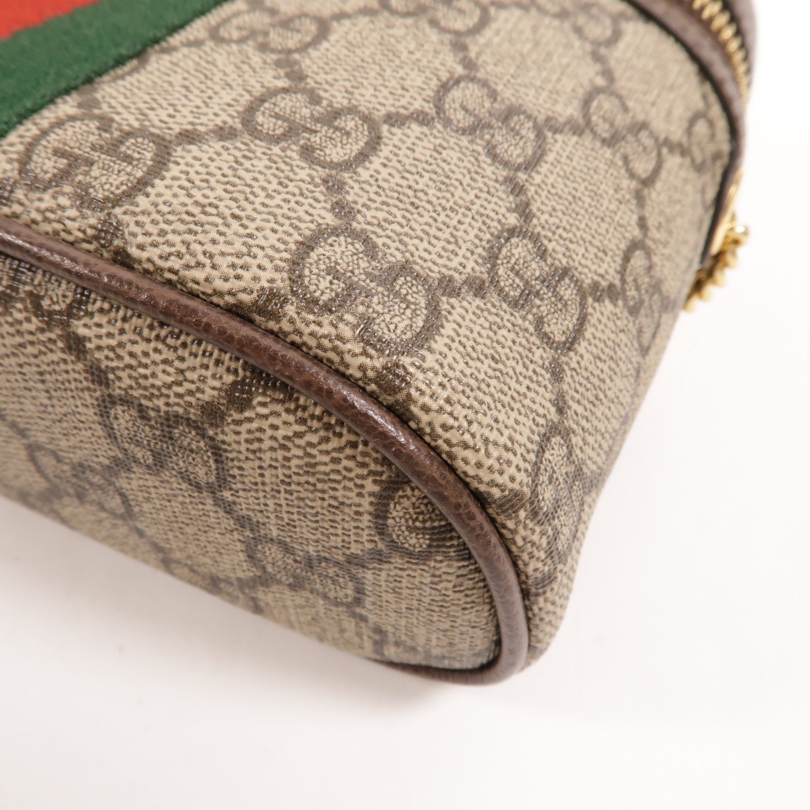 GUCCI 塗層帆布GG Supreme Ophidia腰包/鏈帶肩背袋