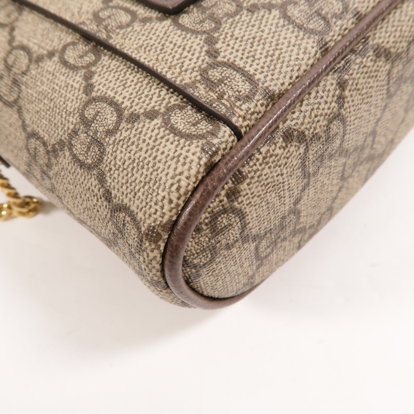 GUCCI 塗層帆布GG Supreme Ophidia腰包/鏈帶肩背袋