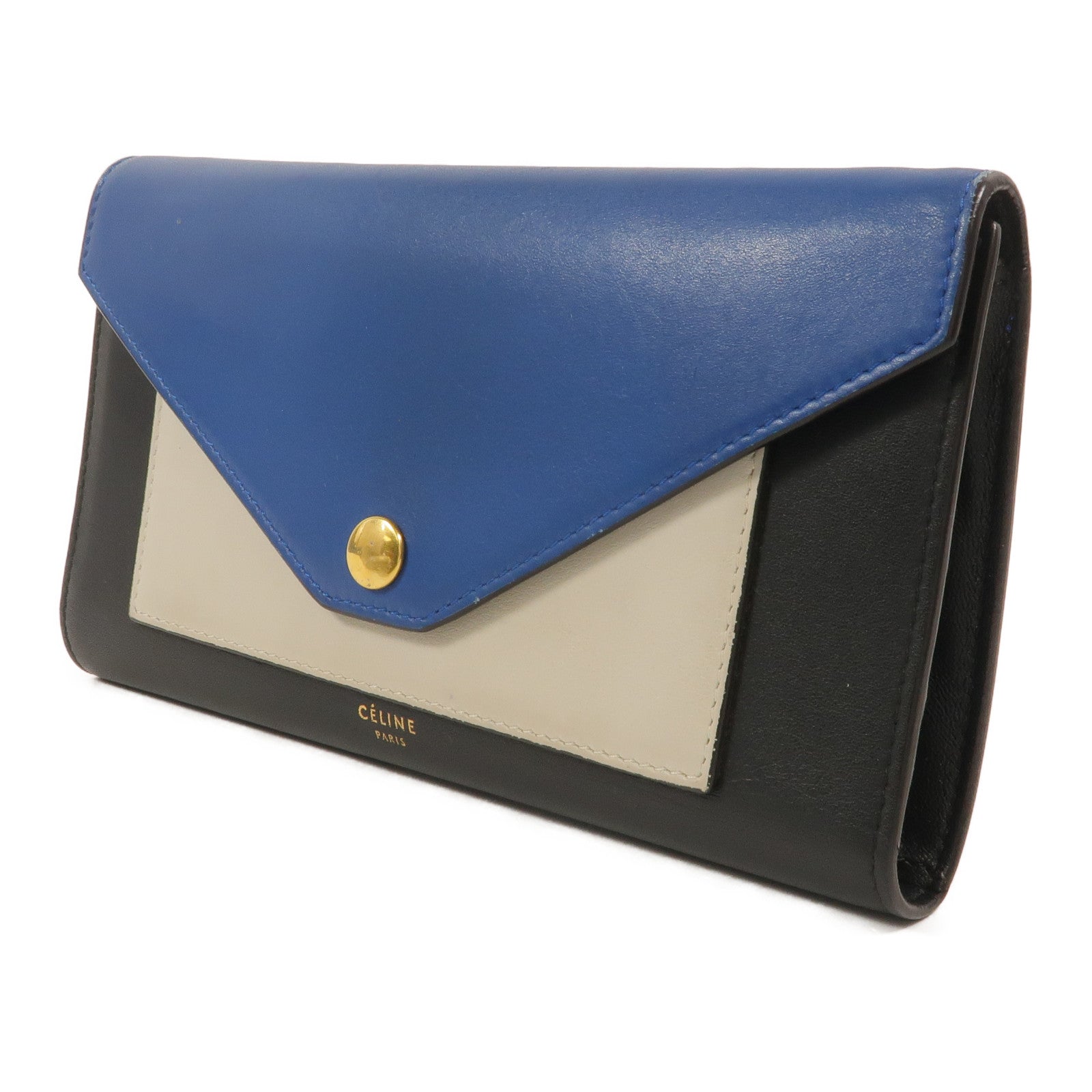 CELINE 牛皮皮革Envelope Long Wallet長錢包