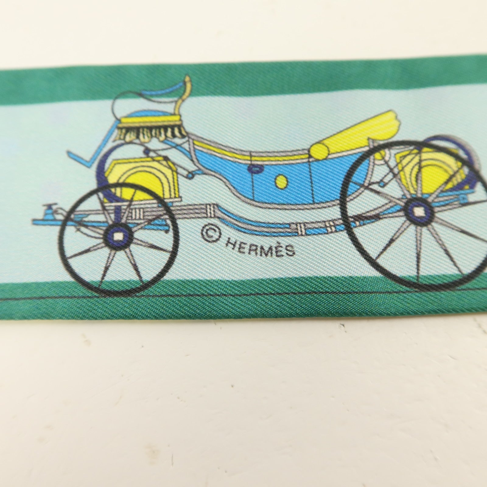 HERMES 絲質Twilly絲巾