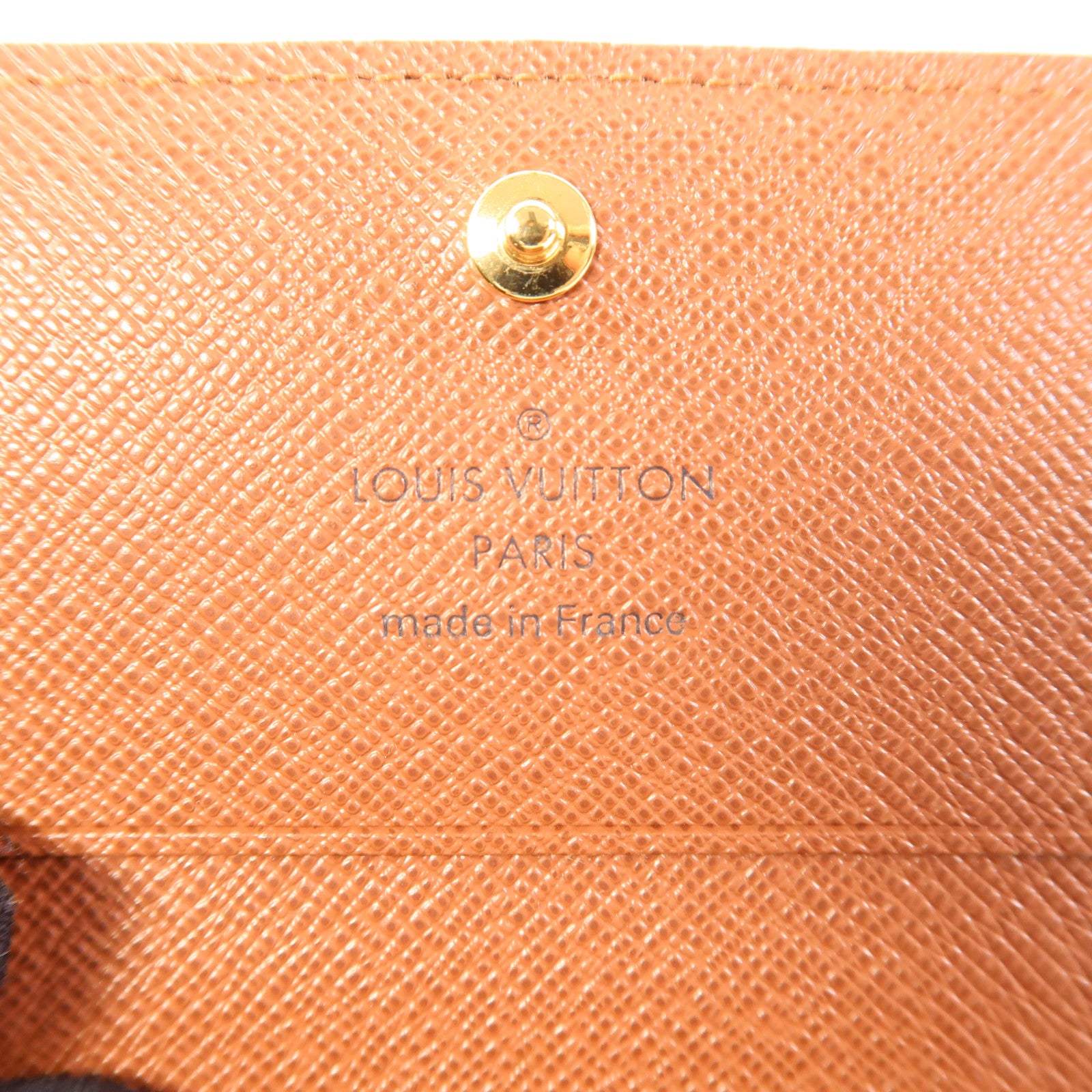 LOUIS VUITTON Monogram Enveloppe Carte De Visite金扣Card Case