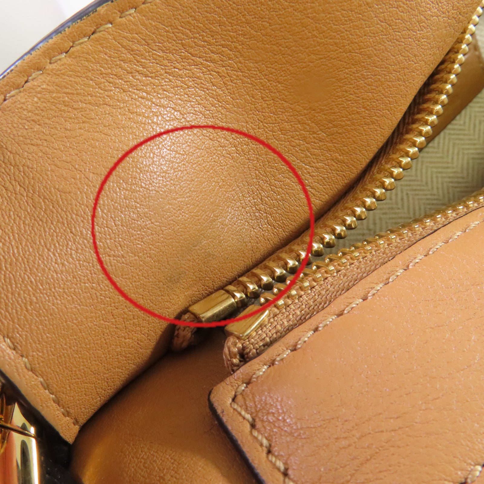 LOEWE 牛皮皮革Puzzle Small 2Way Shoulder Bag金扣手挽肩背兩用袋杏色/啡色