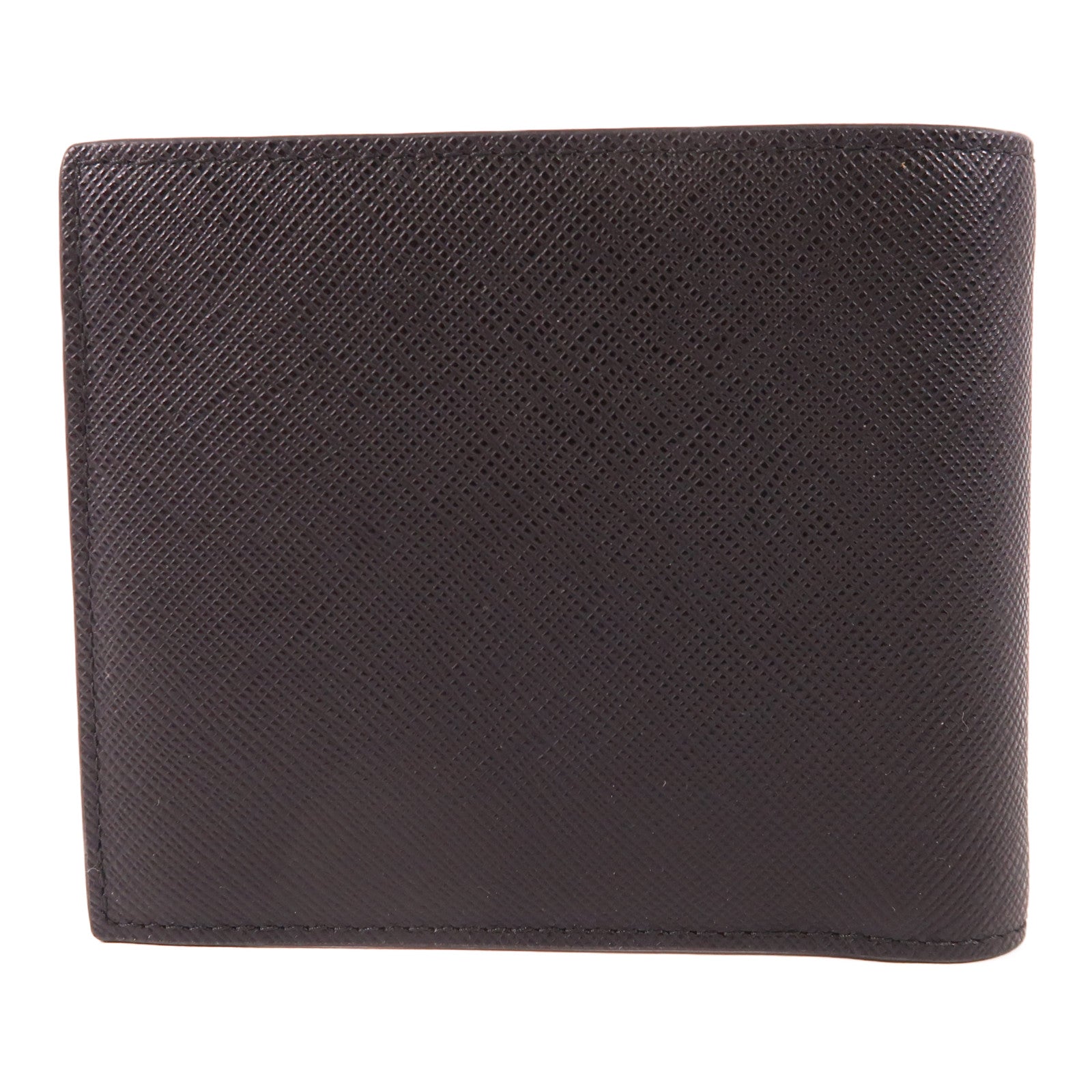 PRADA 牛皮皮革Wallet銀扣錢包