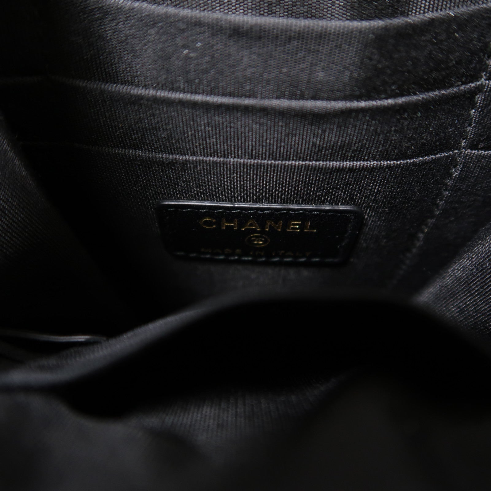 CHANEL PVC/牛皮皮革Tweed PVC Pouch金扣鏈帶肩背袋