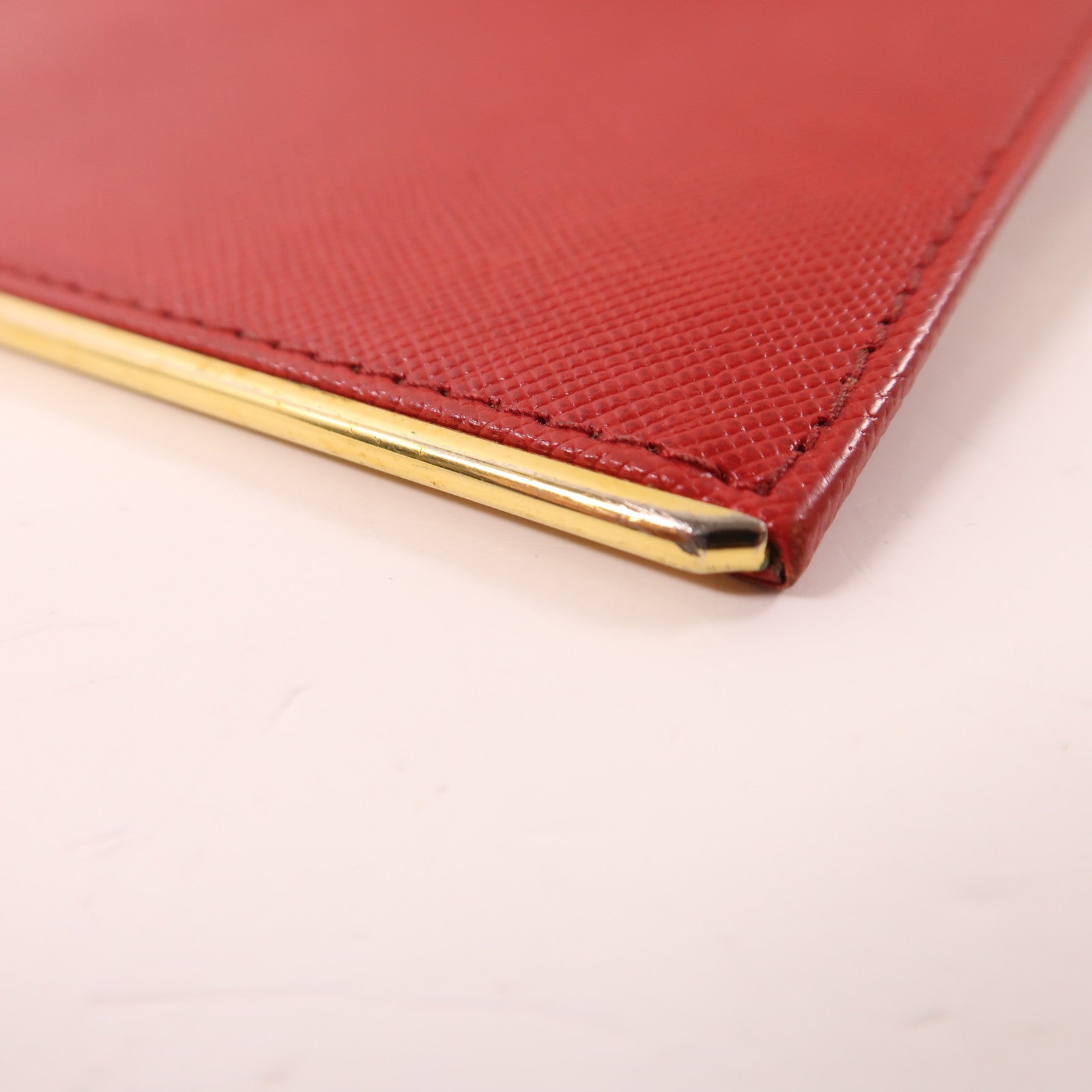 PRADA 【激減優惠】牛皮皮革Long wallet金扣長錢包