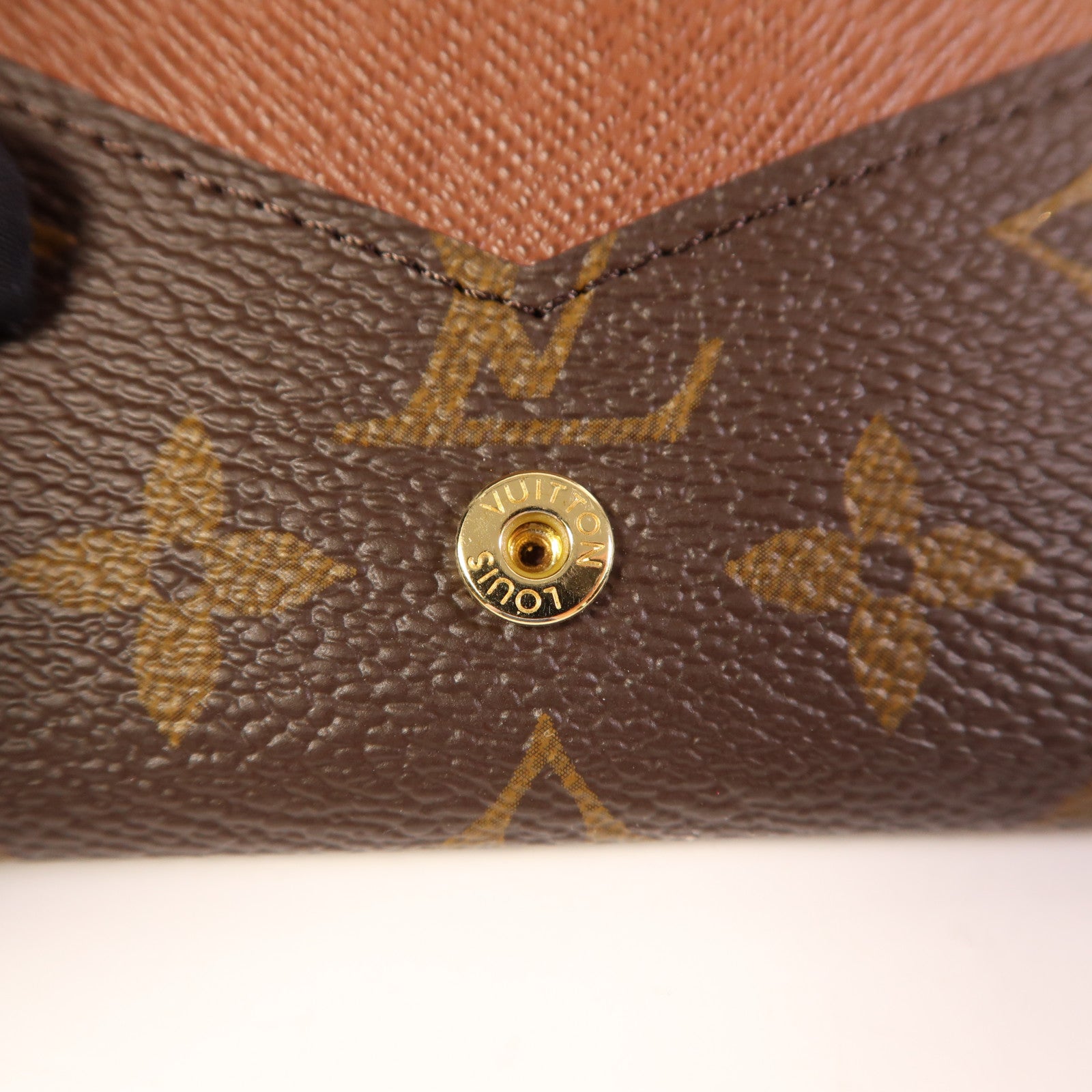 LOUIS VUITTON Monogram Enveloppe Carte De Visite金扣Card Case