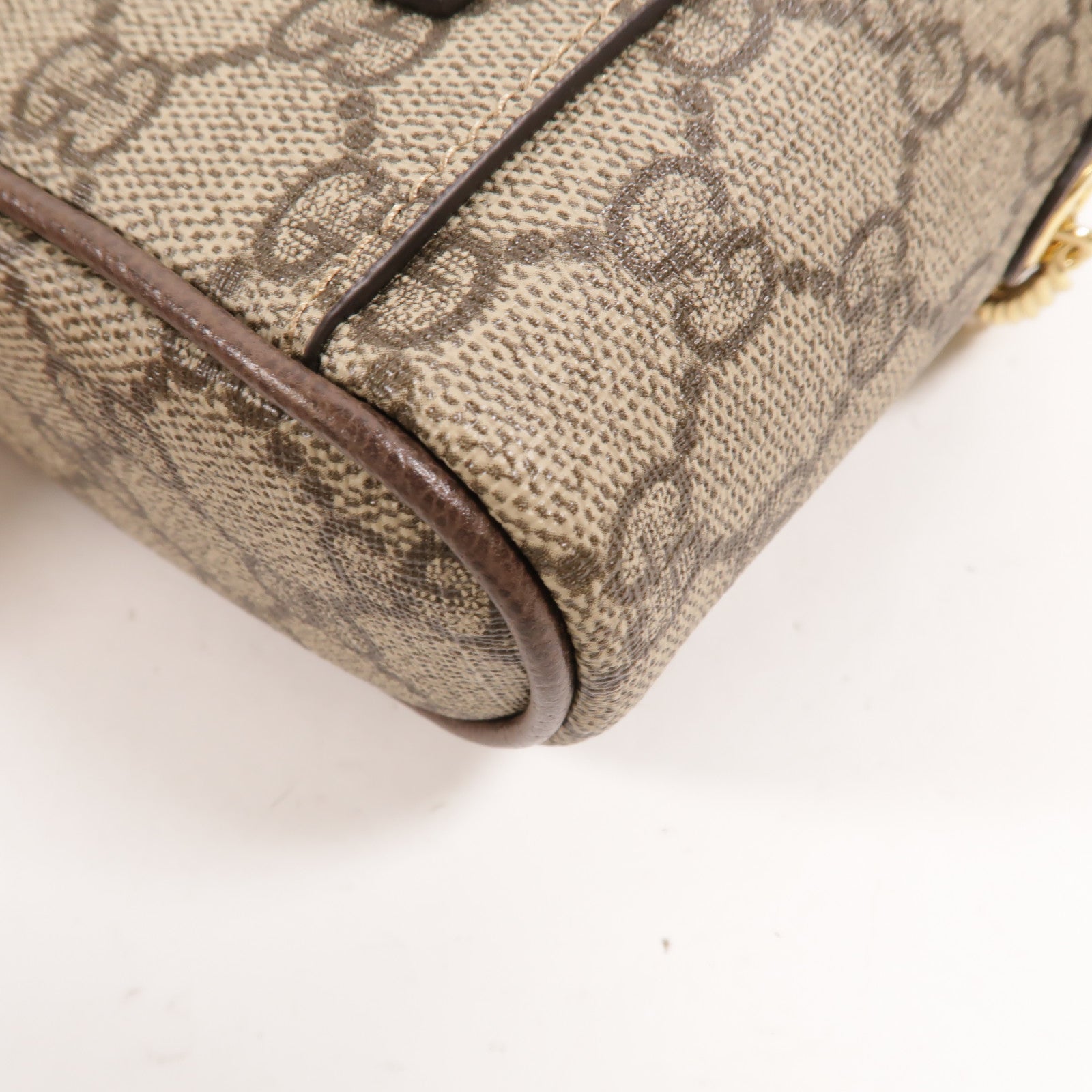 GUCCI 塗層帆布GG Supreme Ophidia腰包/鏈帶肩背袋