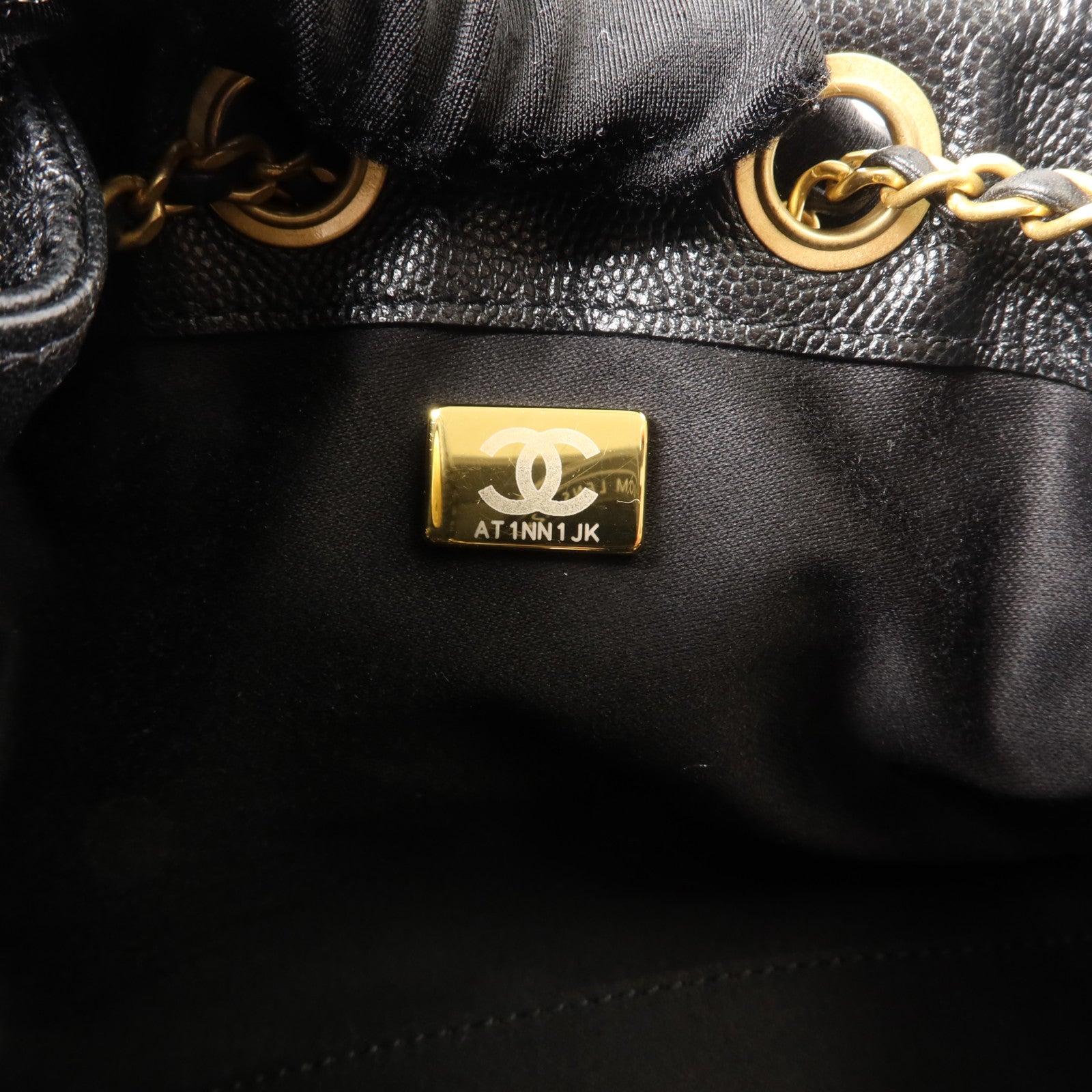 CHANEL 牛皮皮革25 Mini鏈帶肩背袋