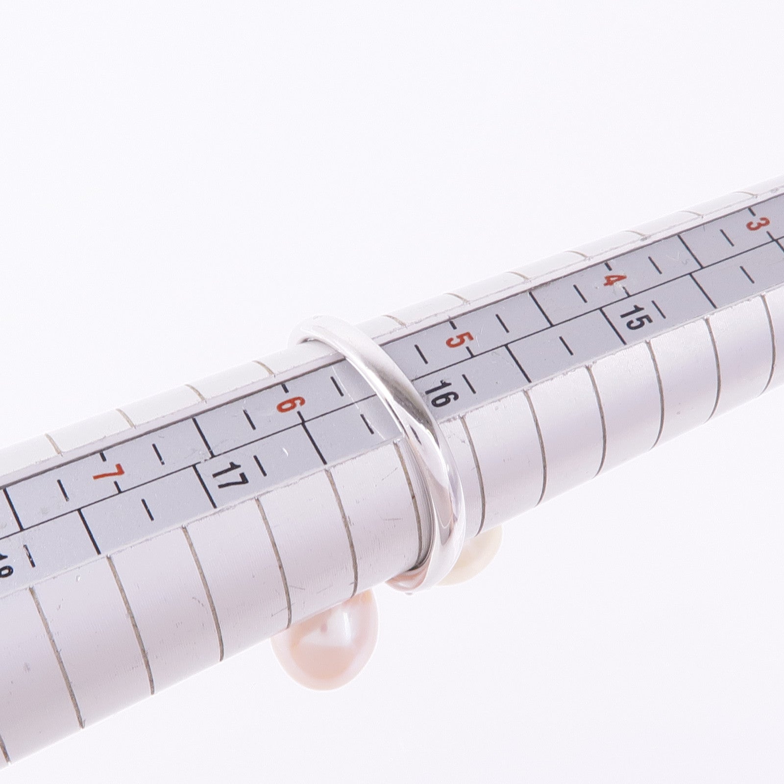 JEWELRY 18K白金Pearl Diamond Ring珍珠/鑽石戒指US#5.5