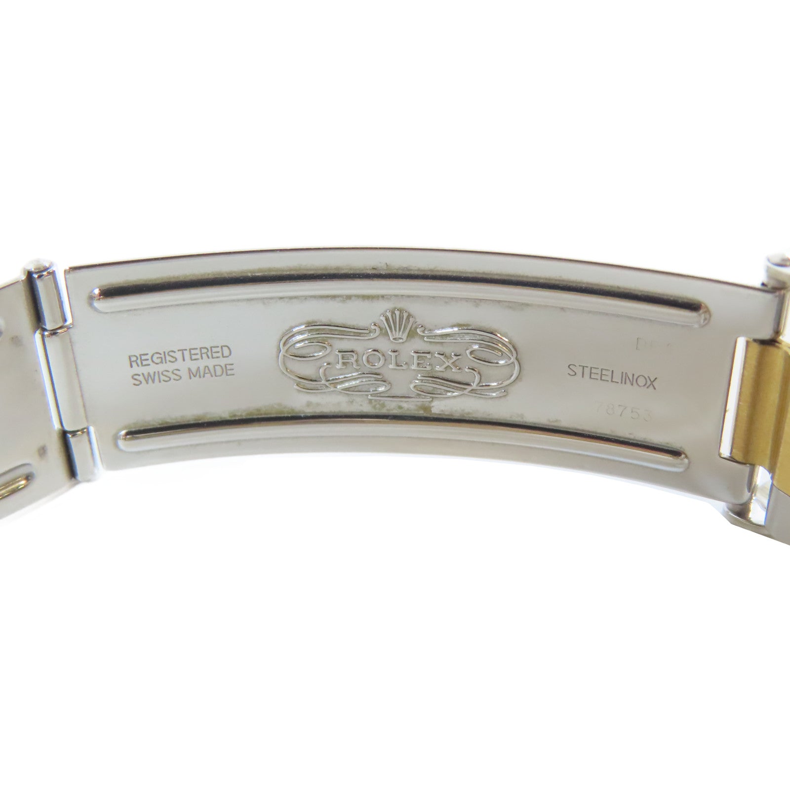 ROLEX 18K黃金/不鏽鋼Yacht Master Automatic Watch自動機芯手錶白色#16.5cm