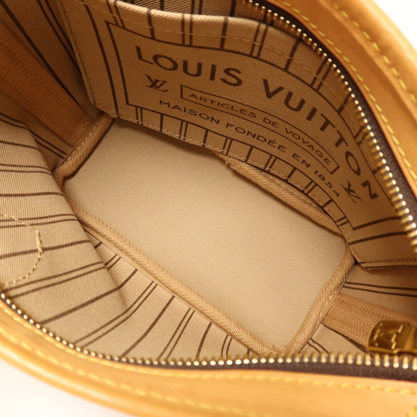 LOUIS VUITTON Monogram Neverfull BB金扣手挽肩背兩用袋