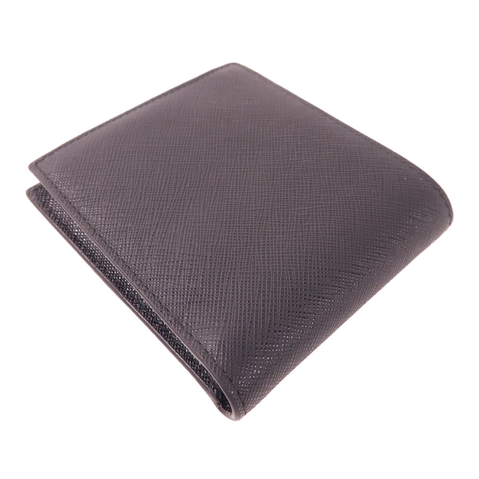 PRADA 牛皮皮革Wallet銀扣錢包