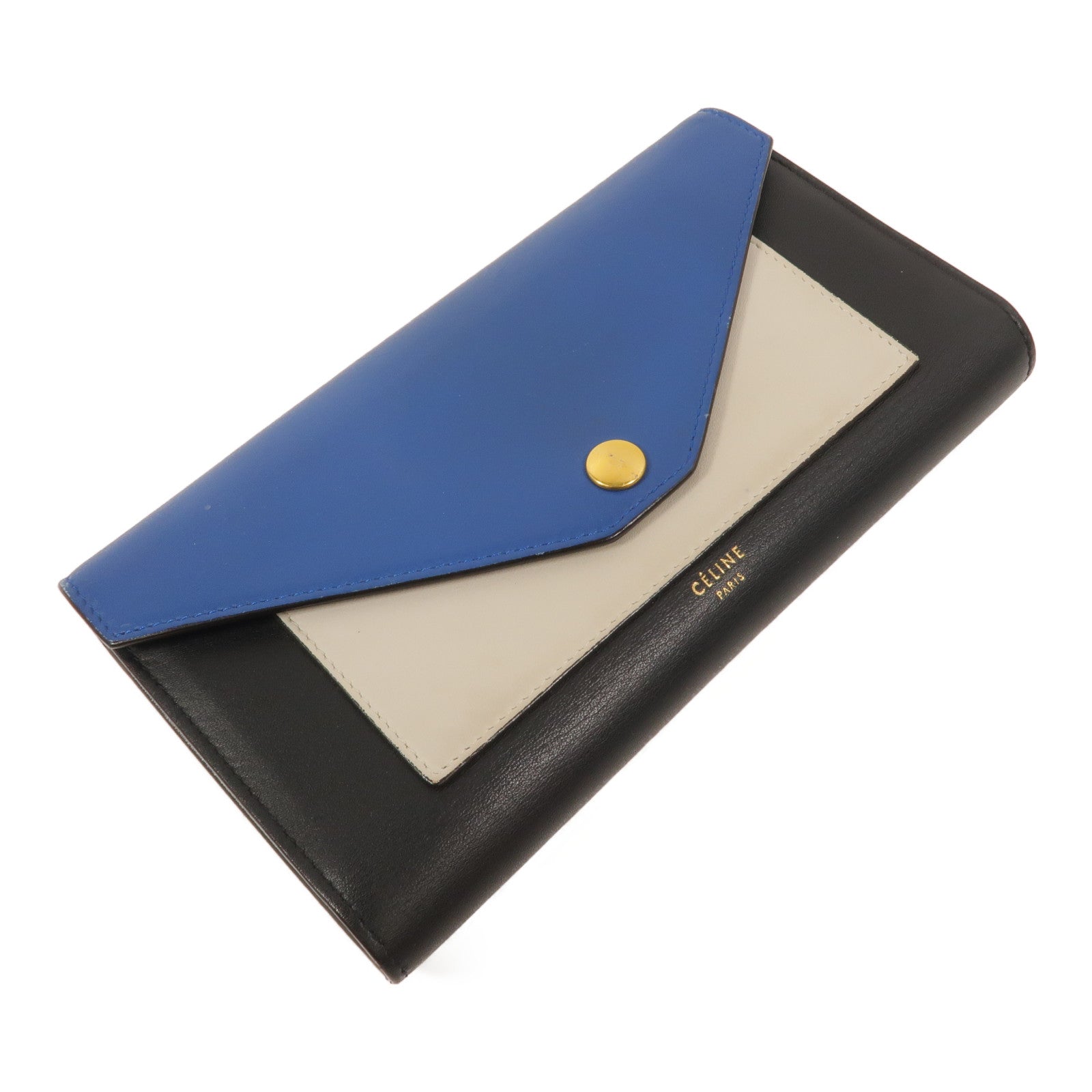 CELINE 牛皮皮革Envelope Long Wallet長錢包