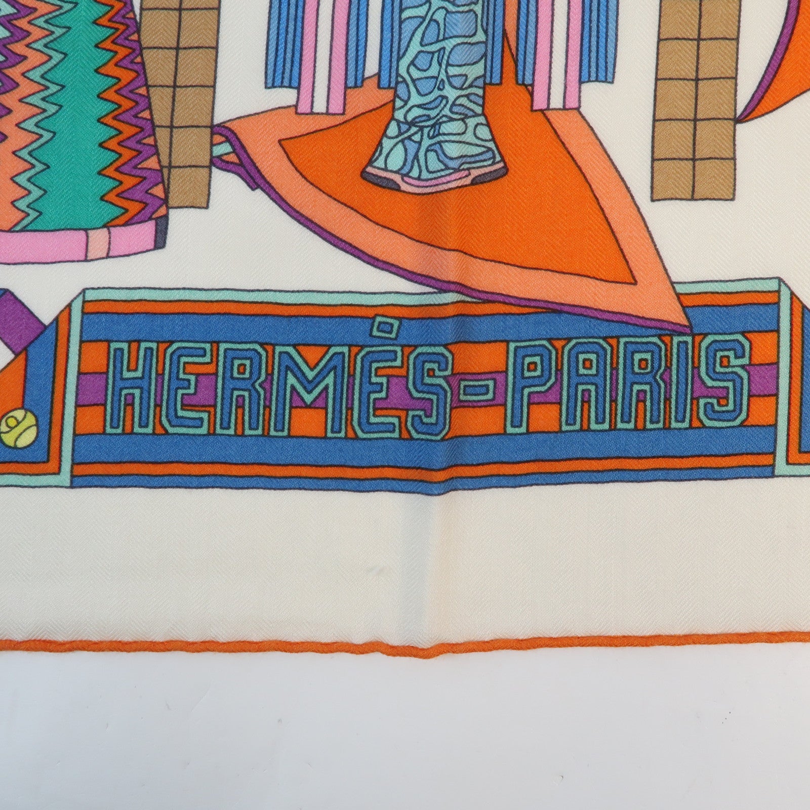 HERMES 【激減優惠】羊絨Scarf圍巾Multicolor