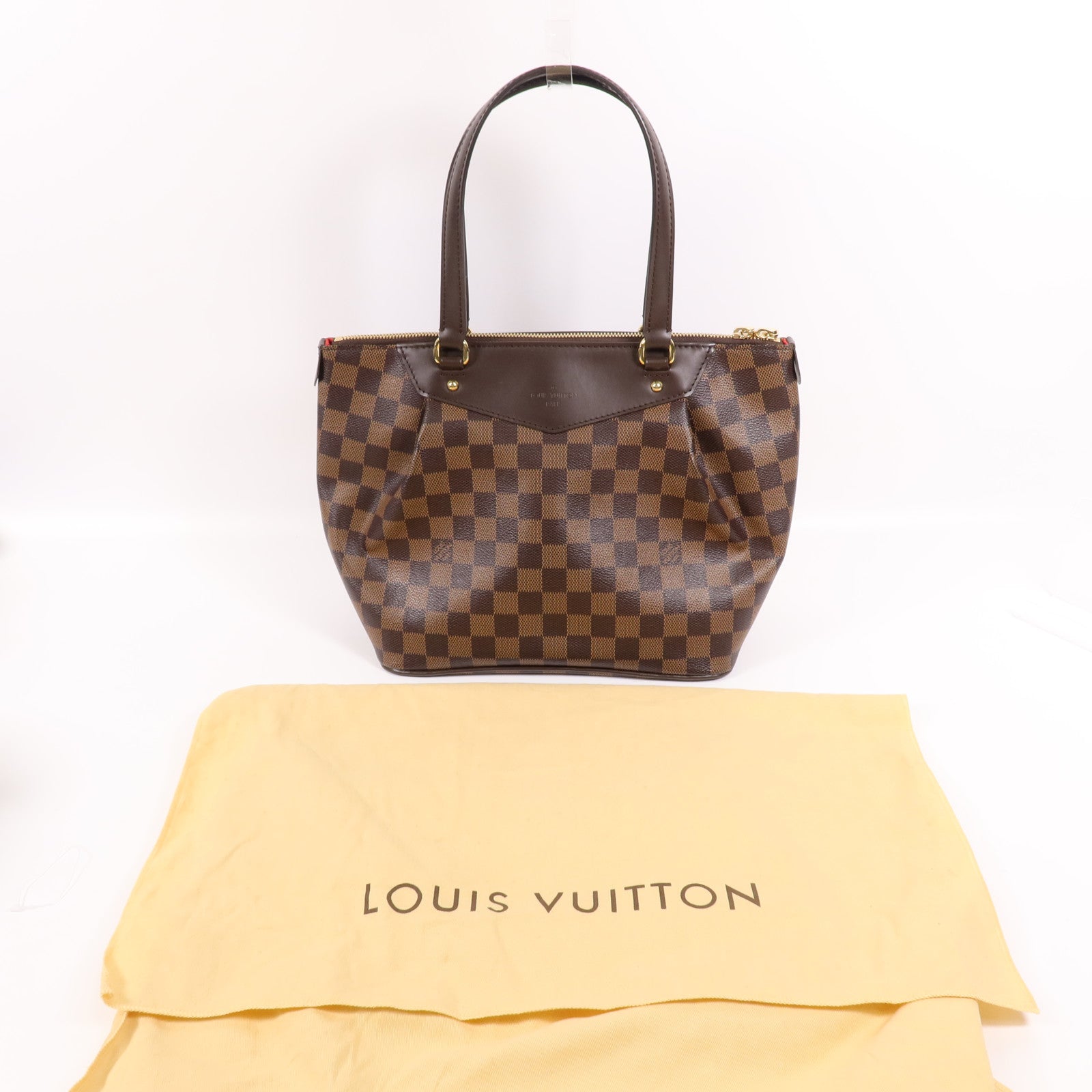 LOUIS VUITTON Damier Westminster PM金扣肩背袋