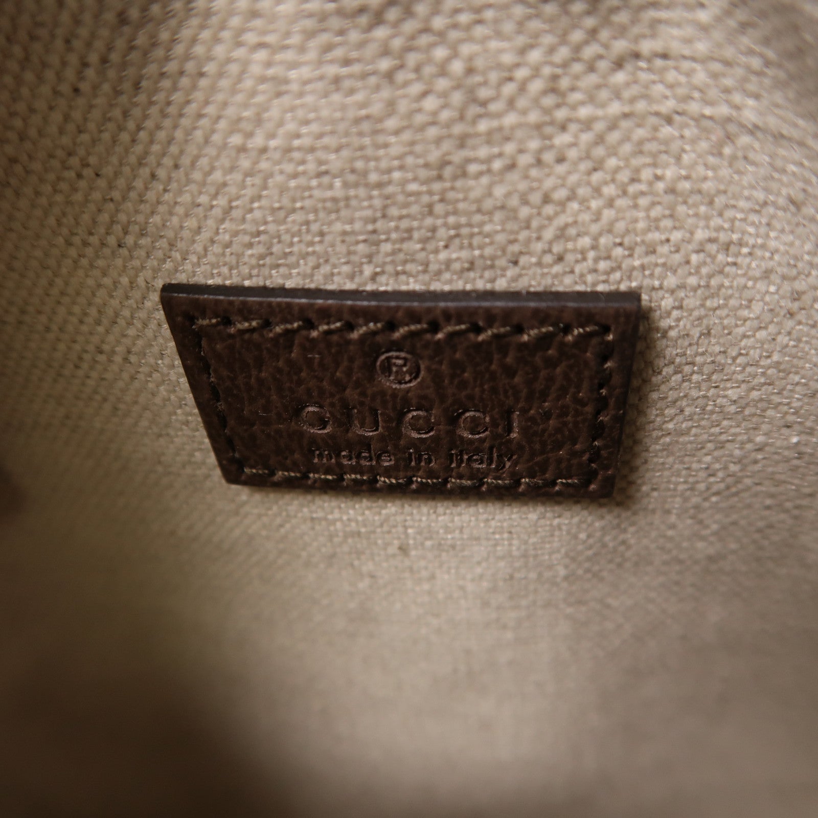 GUCCI 塗層帆布Ophidia GG金扣肩背袋