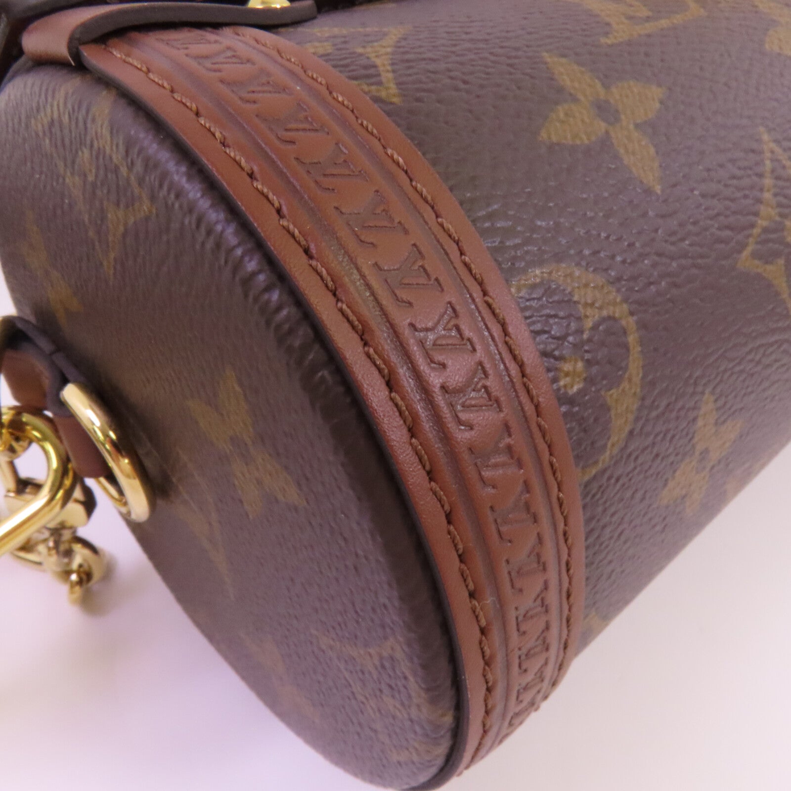 LOUIS VUITTON 【激減優惠】Monogram Papillon Trunk金扣鏈帶手挽肩背兩用袋