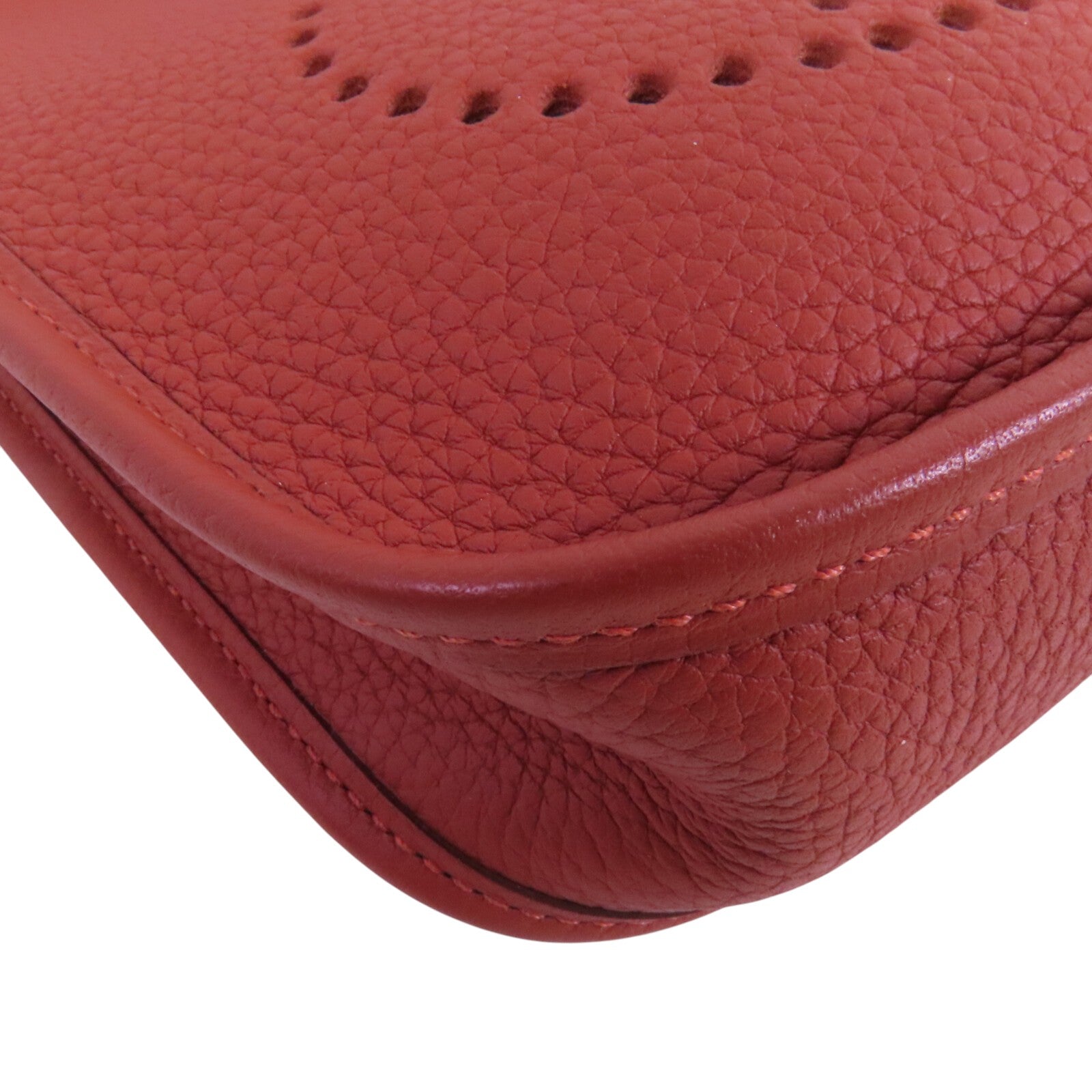 HERMES Clemence皮革Evelyne TPM銀扣肩背袋