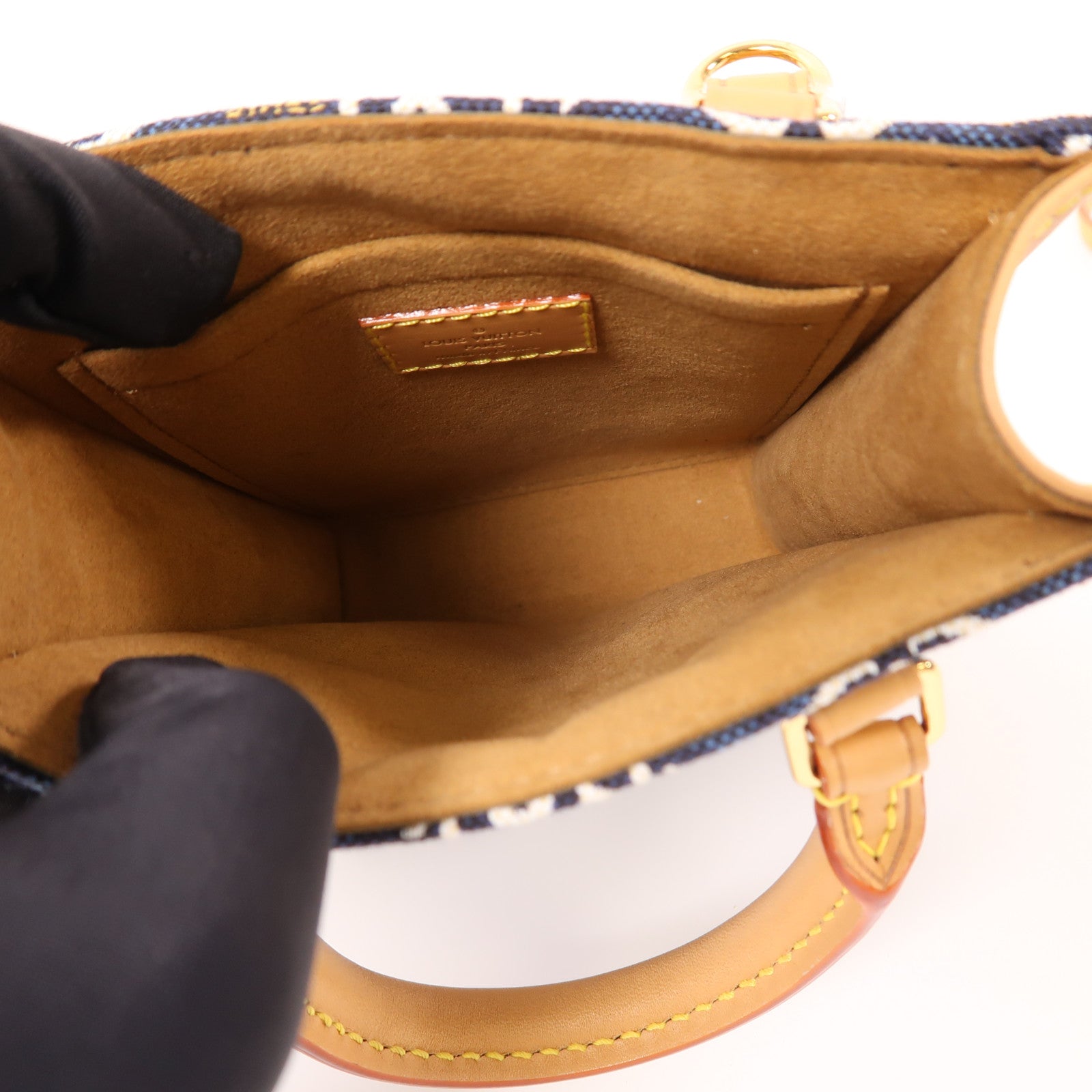 LOUIS VUITTON GHW Since 1854 Petite Sac Plat 2 Way Bag M80288 Monogram Jacquard