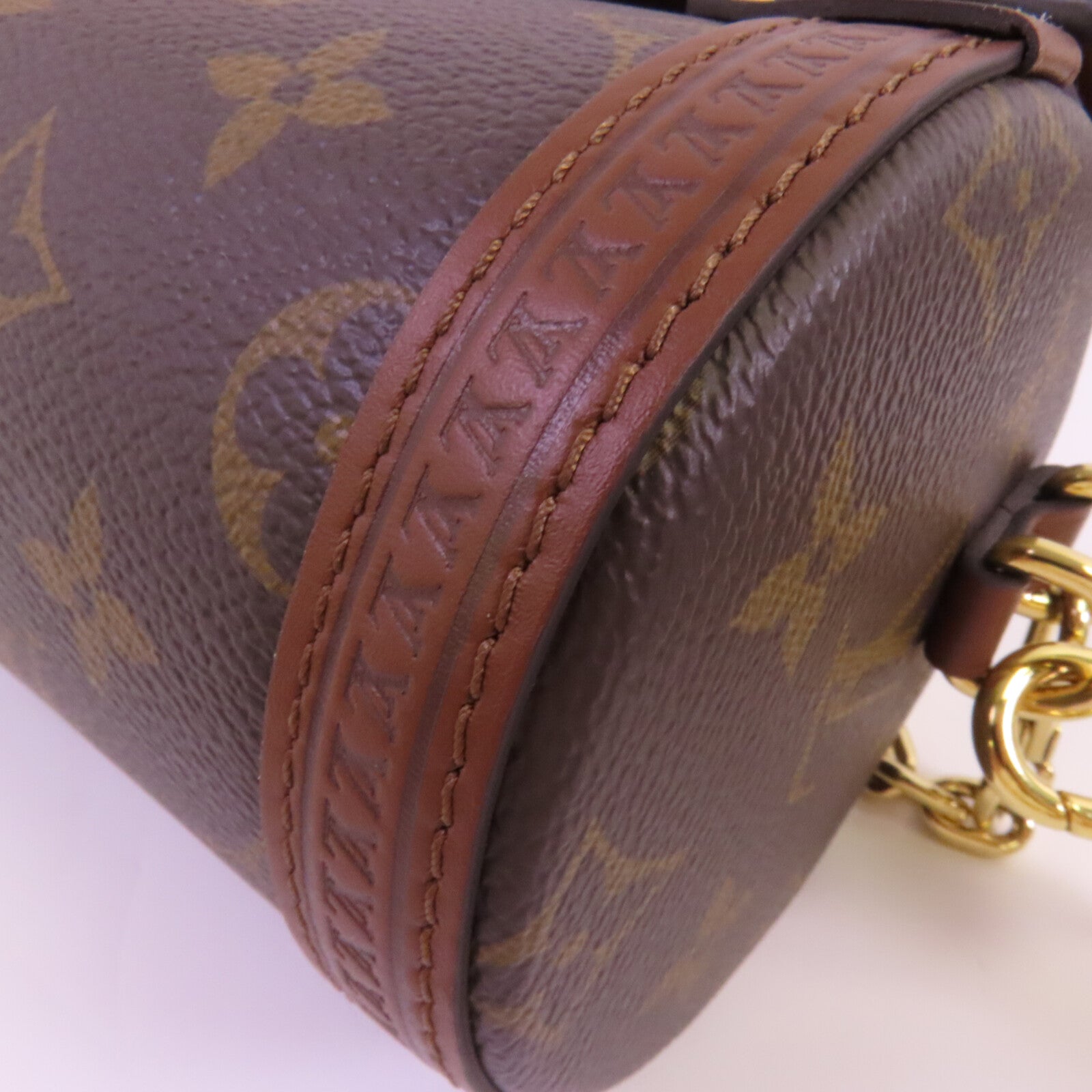 LOUIS VUITTON 【激減優惠】Monogram Papillon Trunk金扣鏈帶手挽肩背兩用袋