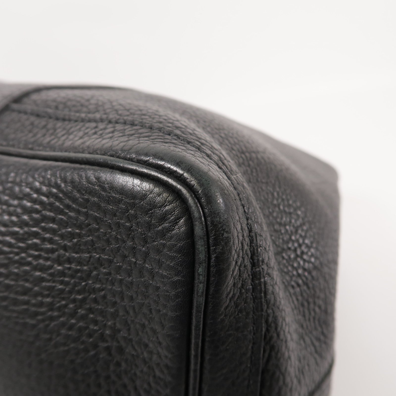 HERMES Negonda皮革GardenParty PM銀扣手挽袋