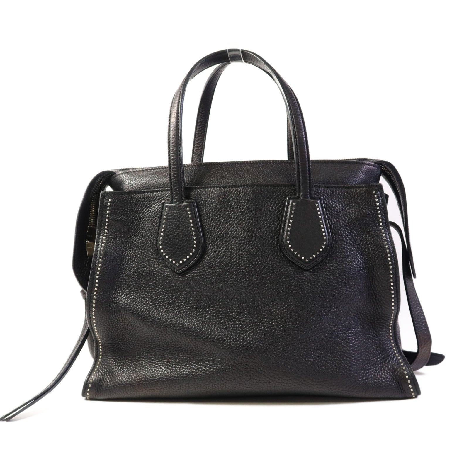 GUCCI 牛皮皮革2 Way Shoulder Bag銀扣手挽肩背兩用袋