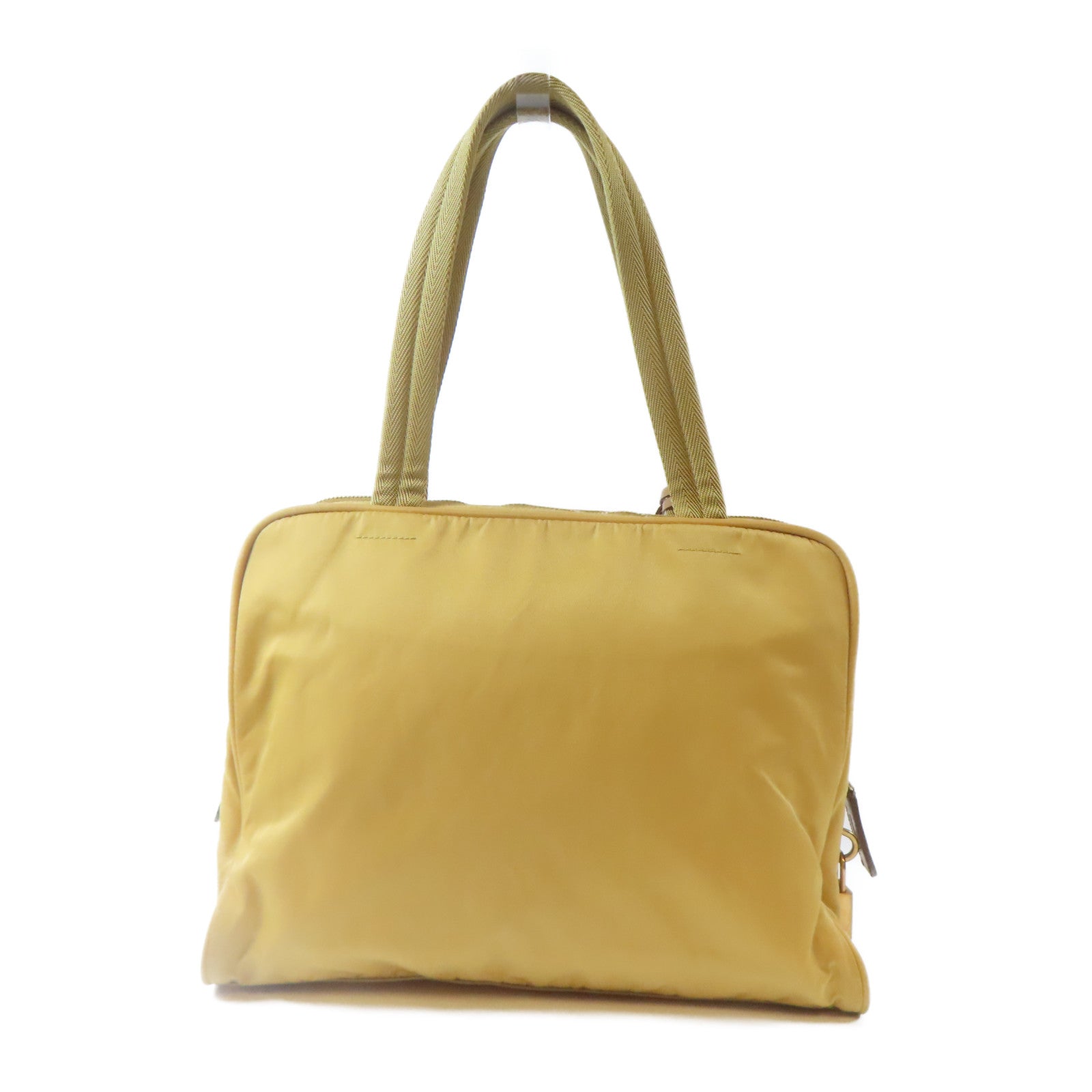PRADA 【激減優惠】尼龍Shoulder Bag金扣肩背袋金黃色