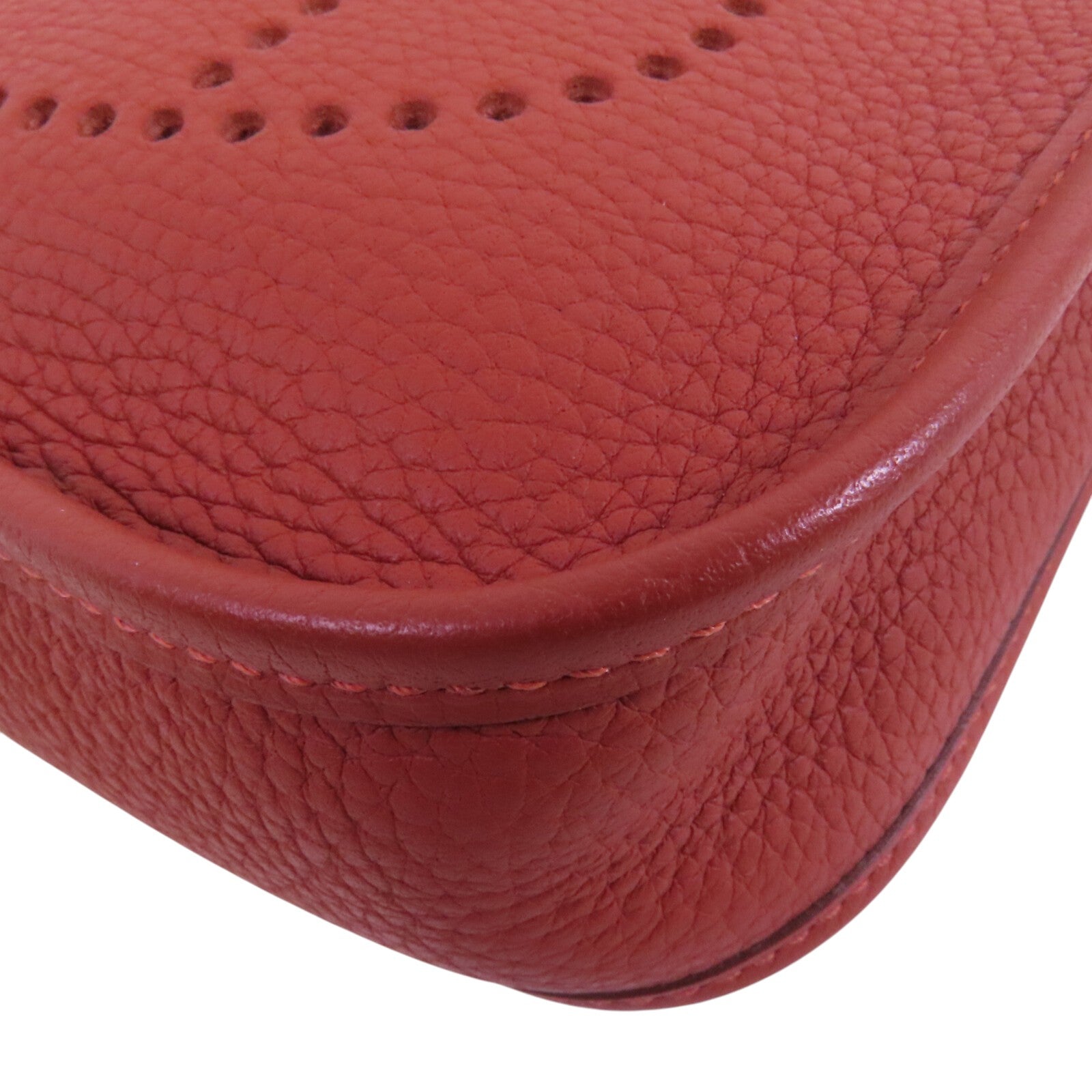 HERMES Clemence皮革Evelyne TPM銀扣肩背袋