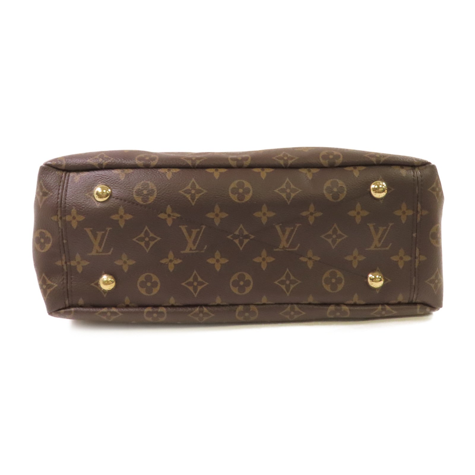 LOUIS VUITTON Monogram Pallas 2Way Shoulder Bag金扣手挽肩背兩用袋啡色/粉紅色