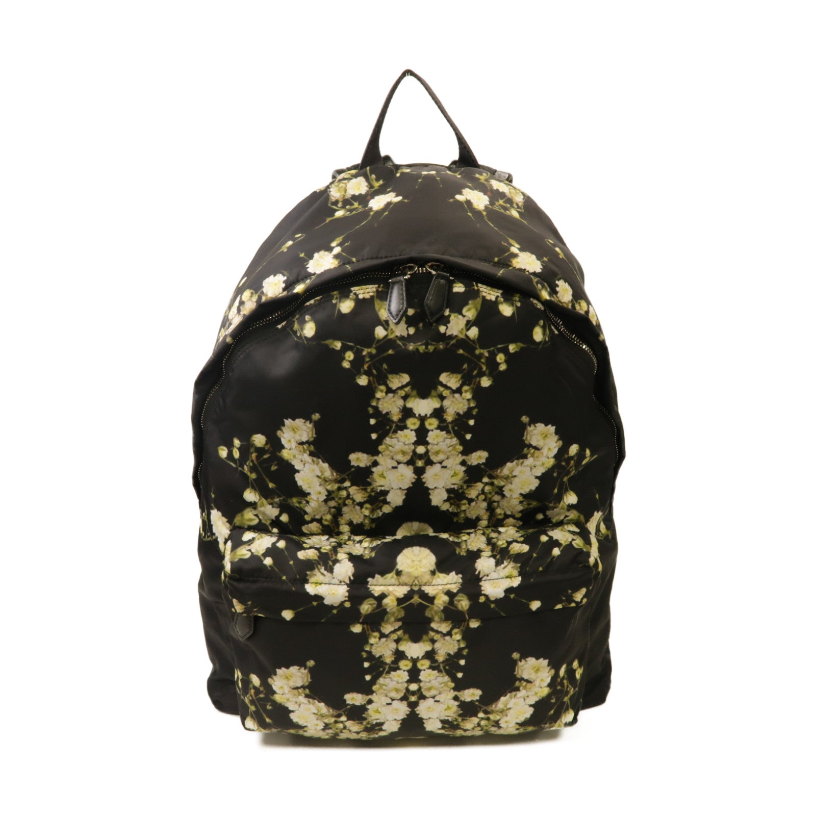 GIVENCHY 【激減優惠】尼龍Backpack銀扣背包白色/黒色