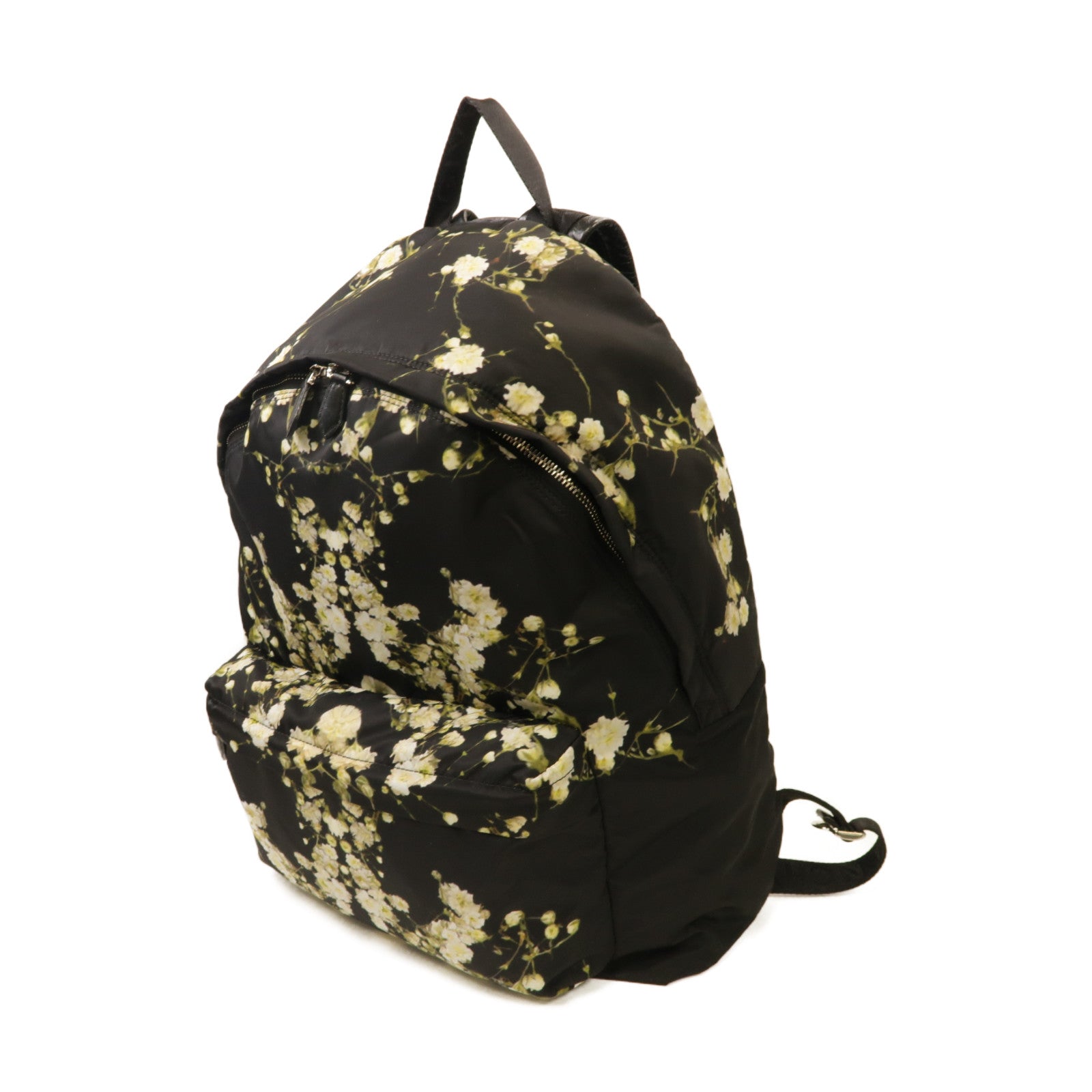 GIVENCHY 【激減優惠】尼龍Backpack銀扣背包白色/黒色