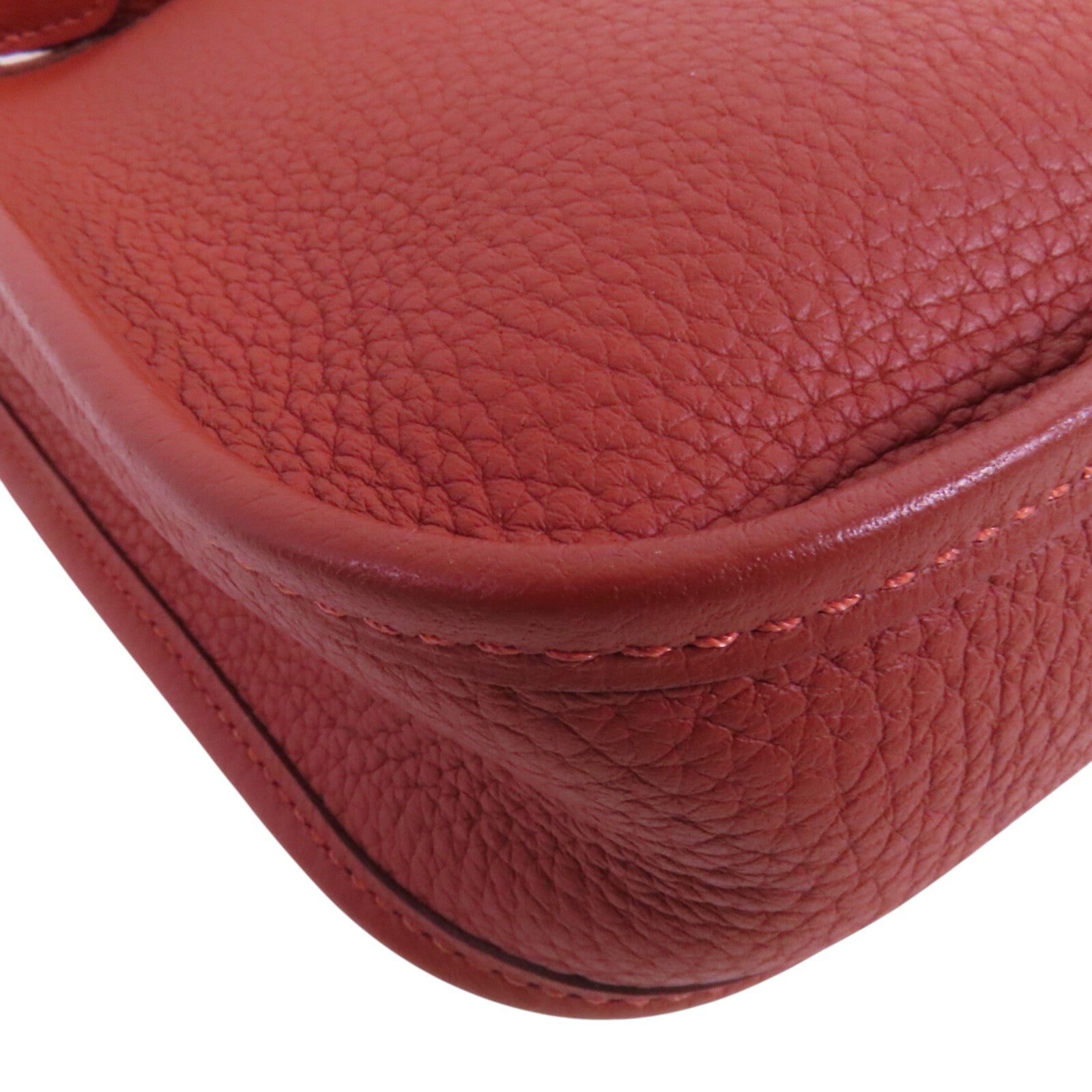 HERMES Clemence皮革Evelyne TPM銀扣肩背袋