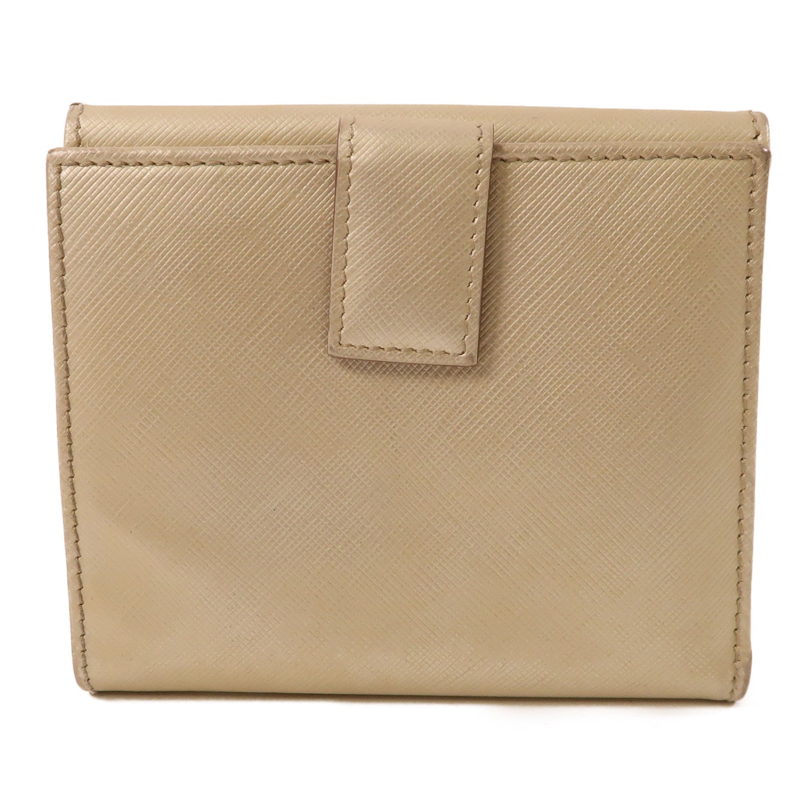 Salvatore Ferragamo 【激減優惠】牛皮皮革Wallet金扣錢包