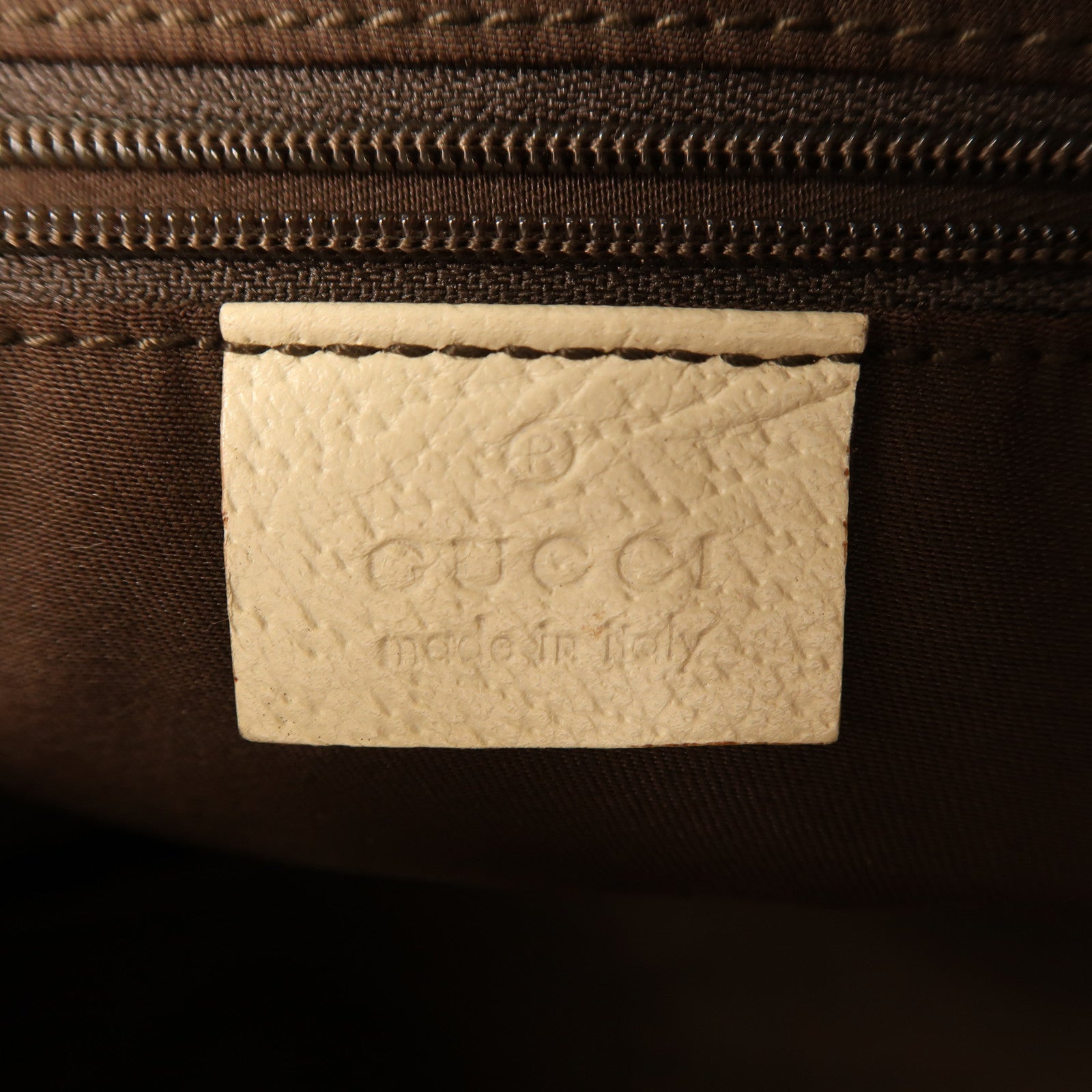 GUCCI 帆布Shoulder Bag銀扣肩背袋
