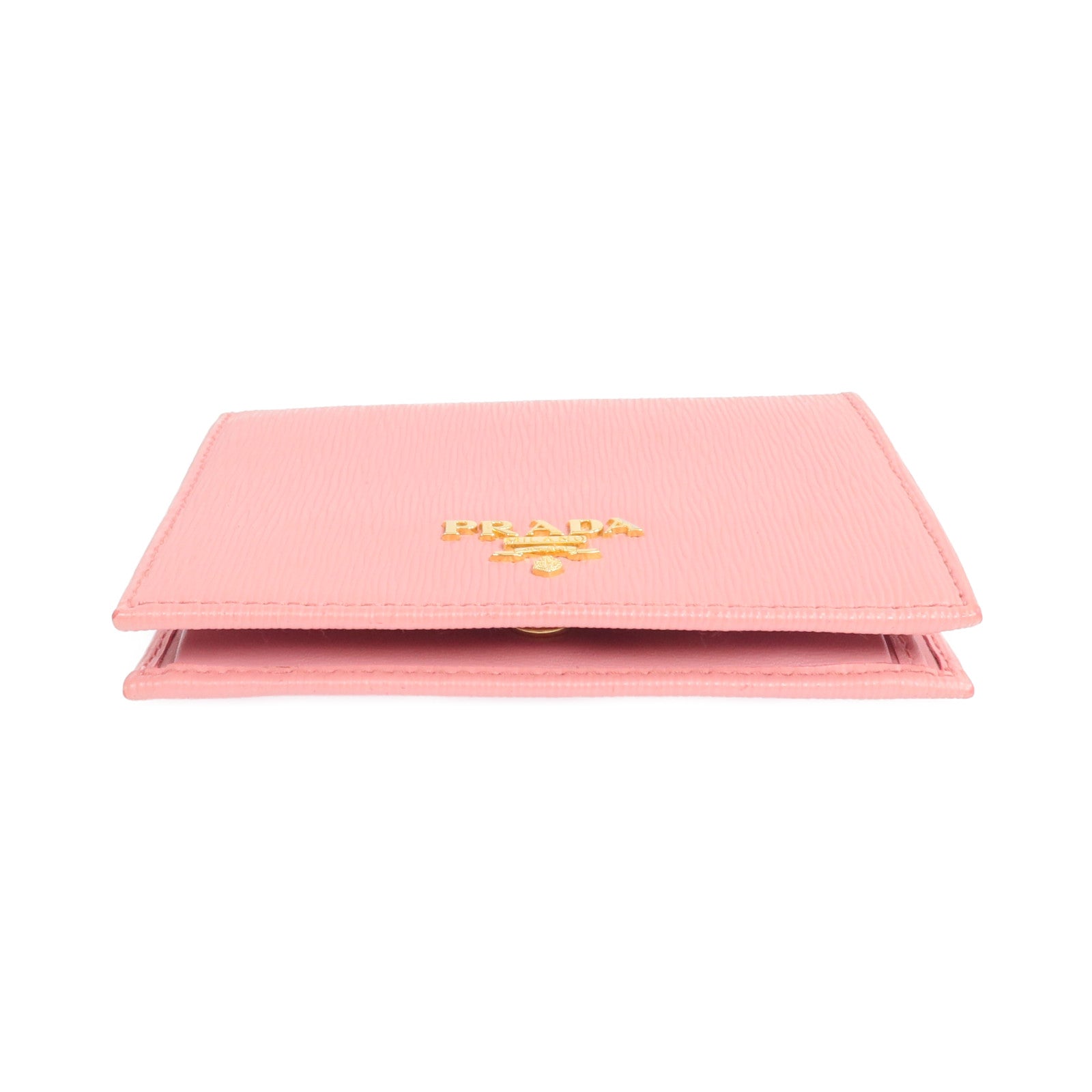 PRADA 牛皮皮革Wallet金扣錢包