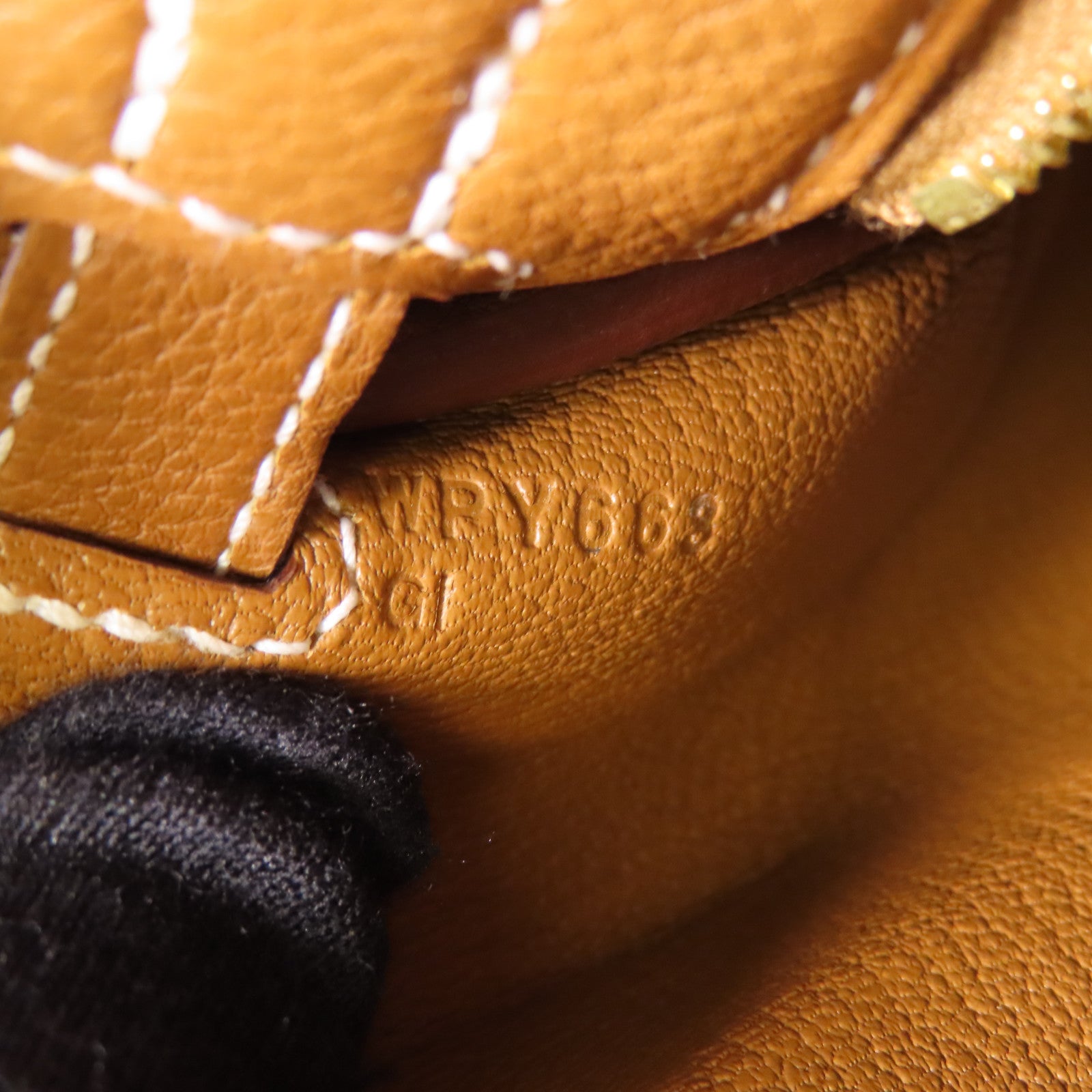 HERMES Togo皮革Kelly 25金扣手挽肩背兩用袋Gold