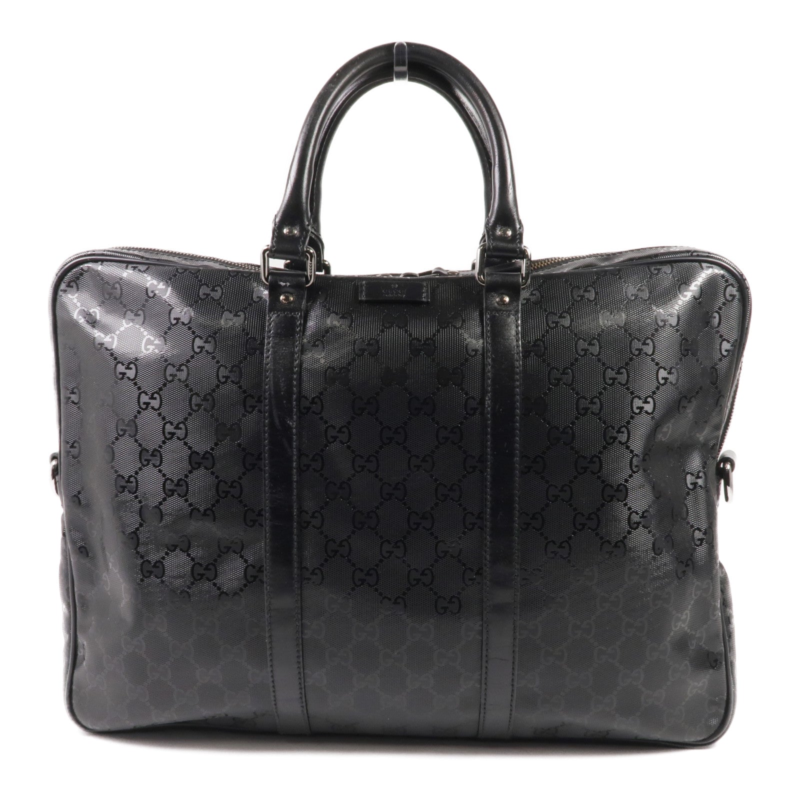 GUCCI 塗層帆布Briefcase公事包