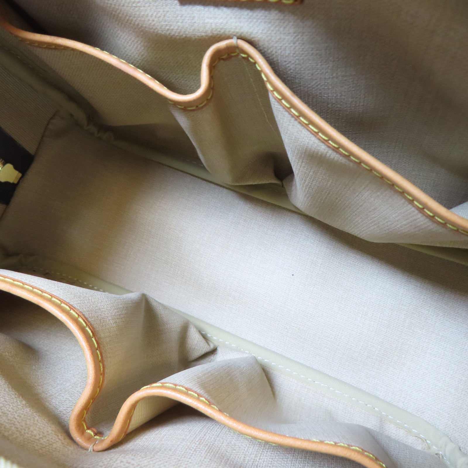 LOUIS VUITTON Monogram Trouville Handbag金扣手挽袋啡色