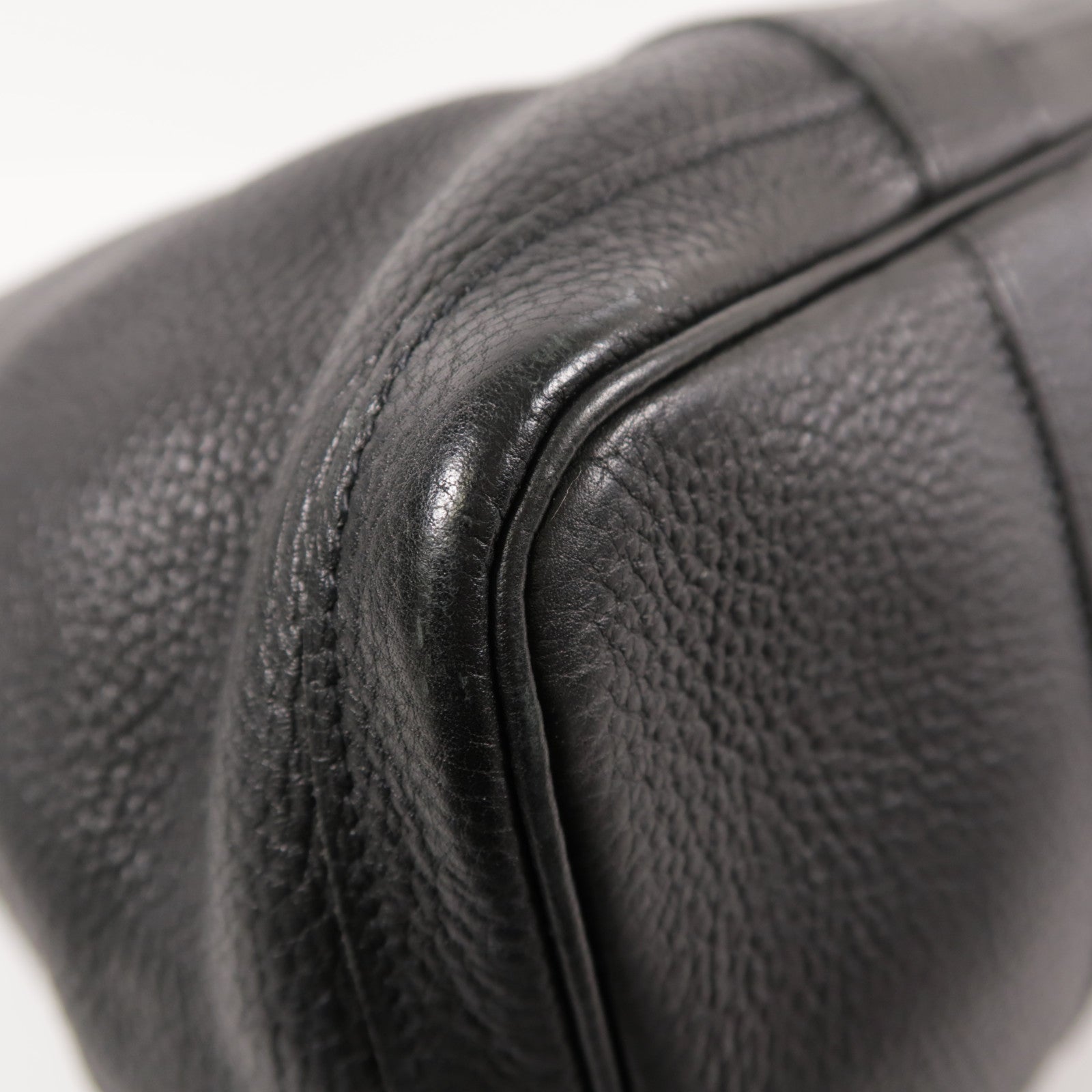 HERMES 【激減優惠】Negonda皮革GardenParty PM銀扣手挽袋