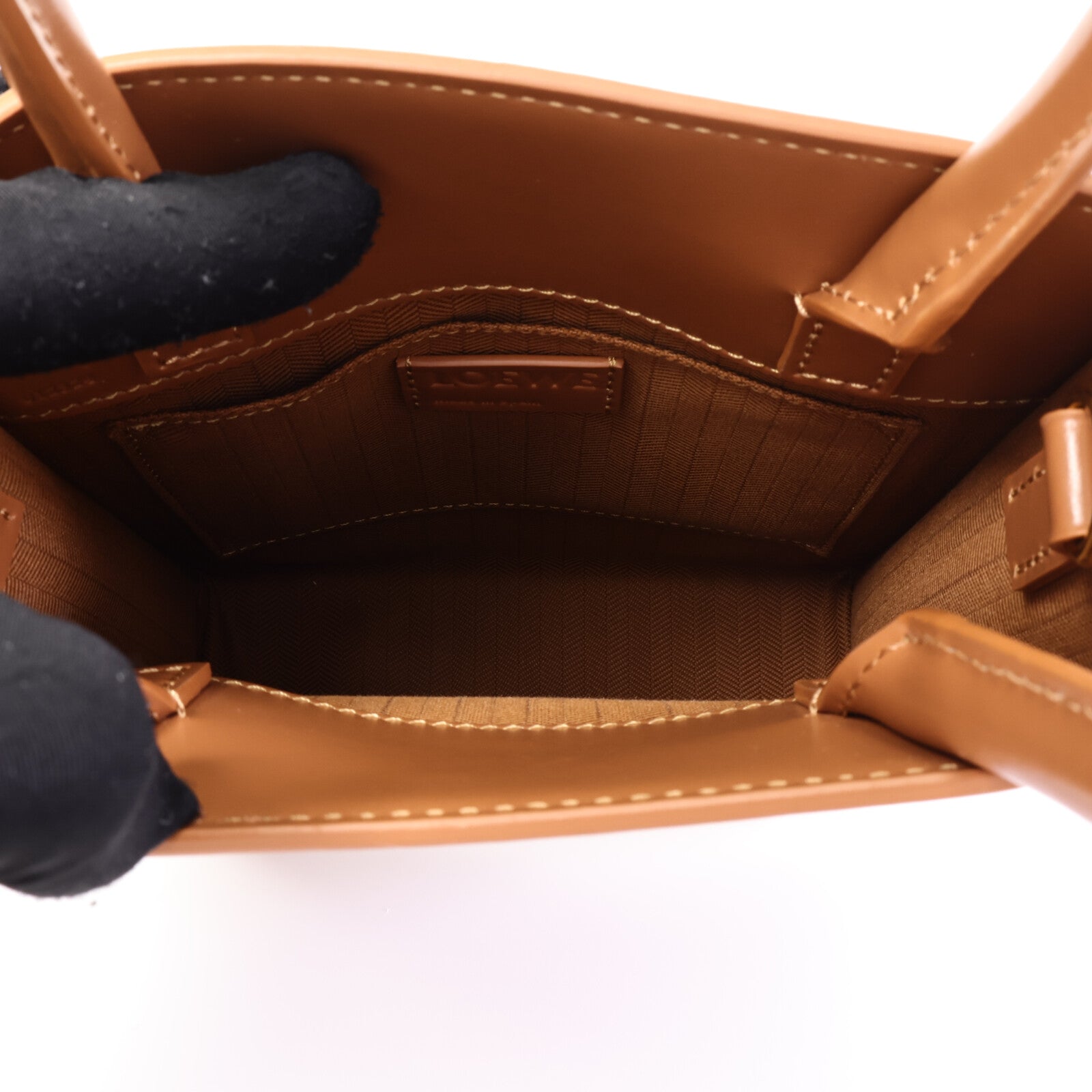 LOEWE 牛皮皮革Standard A5 Tote Bag手挽肩背兩用袋