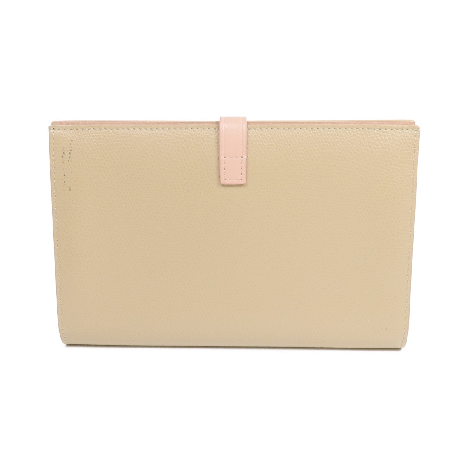 CELINE 【激減優惠】牛皮皮革Long wallet銀扣長錢包