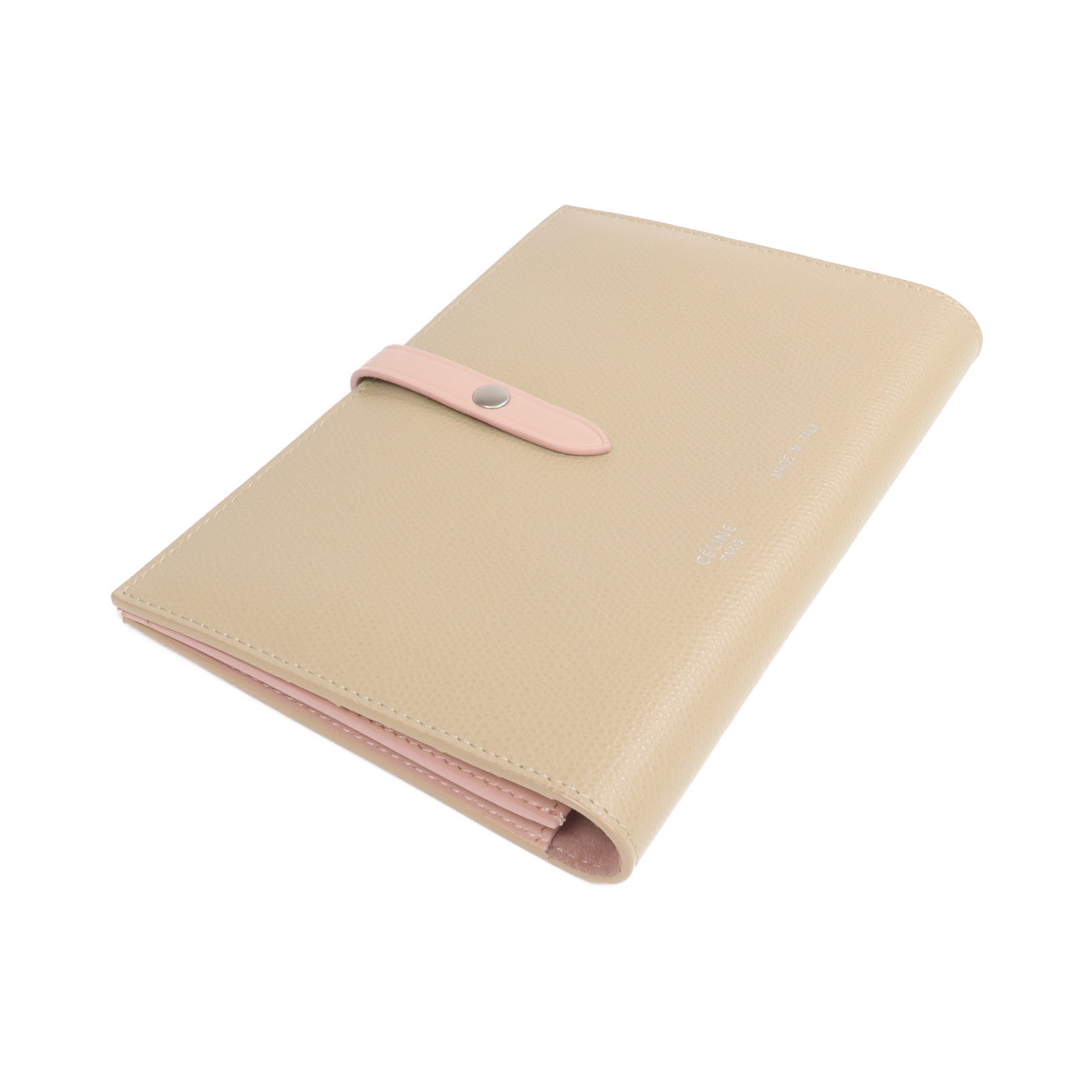 CELINE 【激減優惠】牛皮皮革Long wallet銀扣長錢包