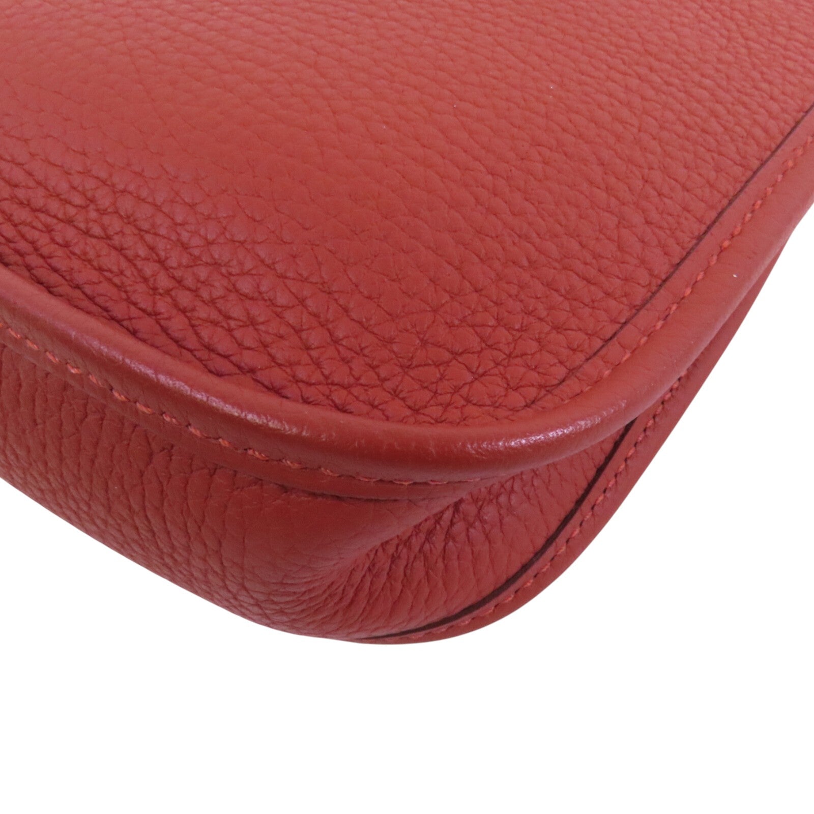 HERMES Clemence皮革Evelyne TPM銀扣肩背袋