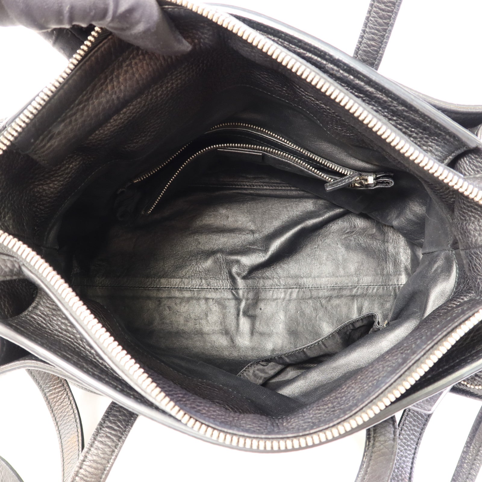 GUCCI 牛皮皮革2 Way Shoulder Bag銀扣手挽肩背兩用袋