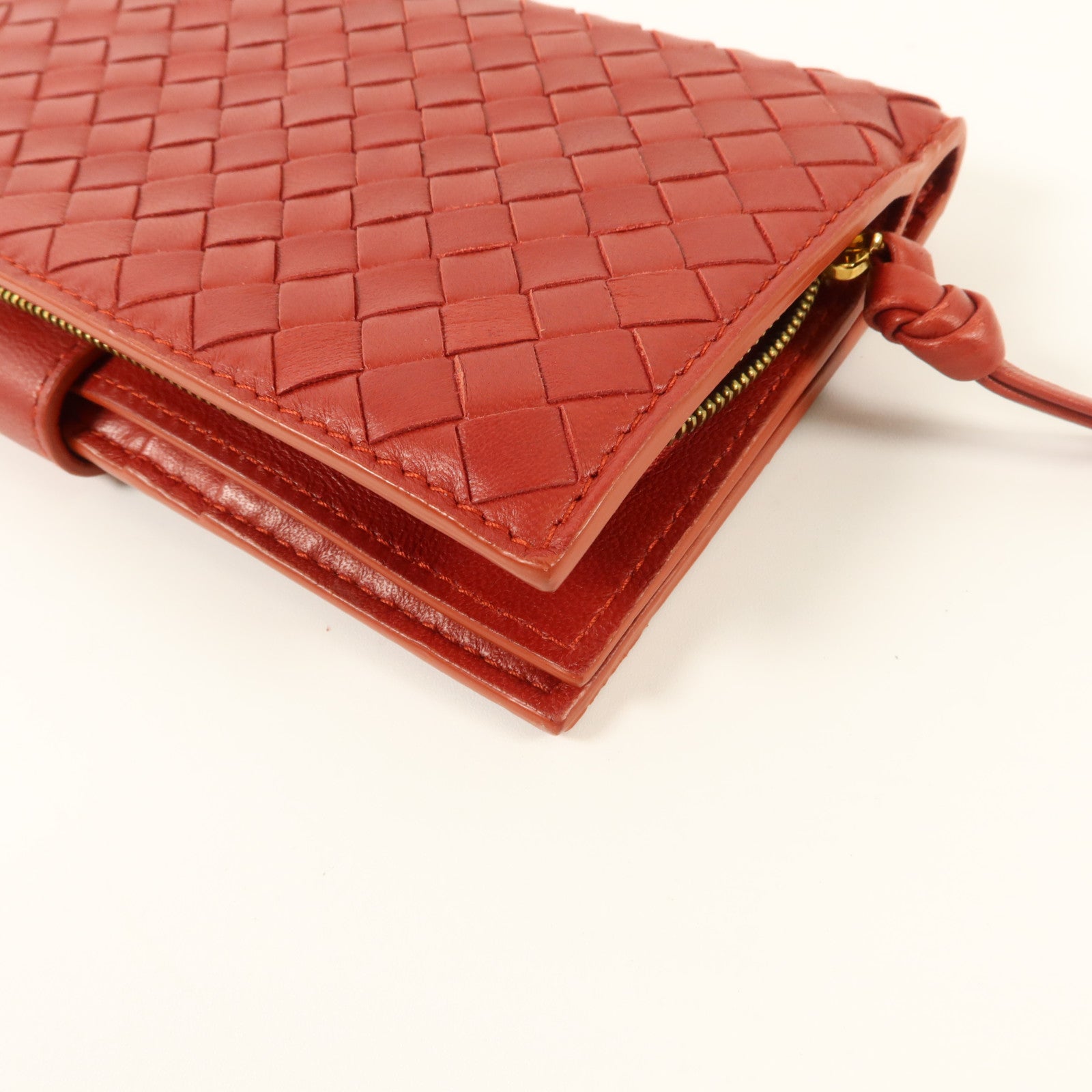 BOTTEGA VENETA 織紋皮革Long Bifold Wallet長錢包