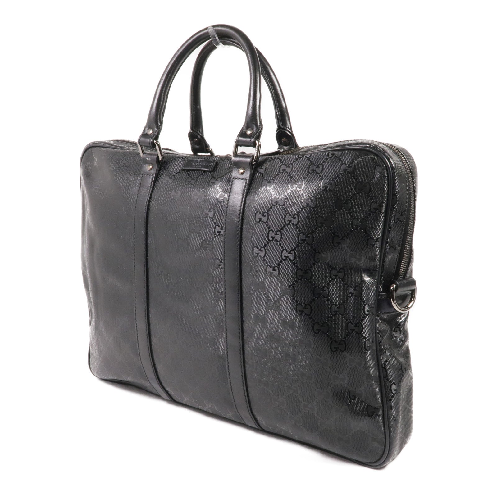 GUCCI 塗層帆布Briefcase公事包