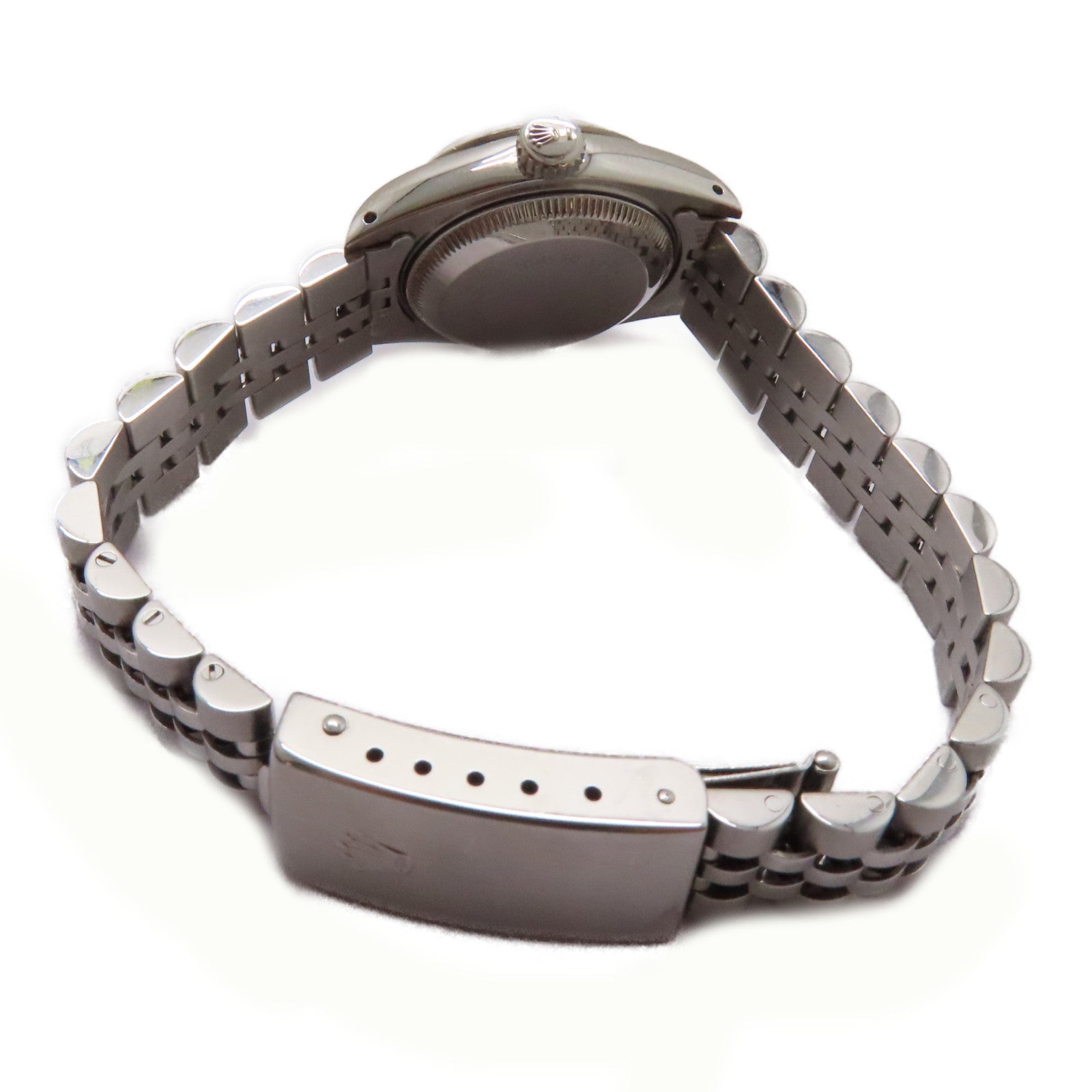 ROLEX Datejust不鏽鋼手錶自動機芯銀色
