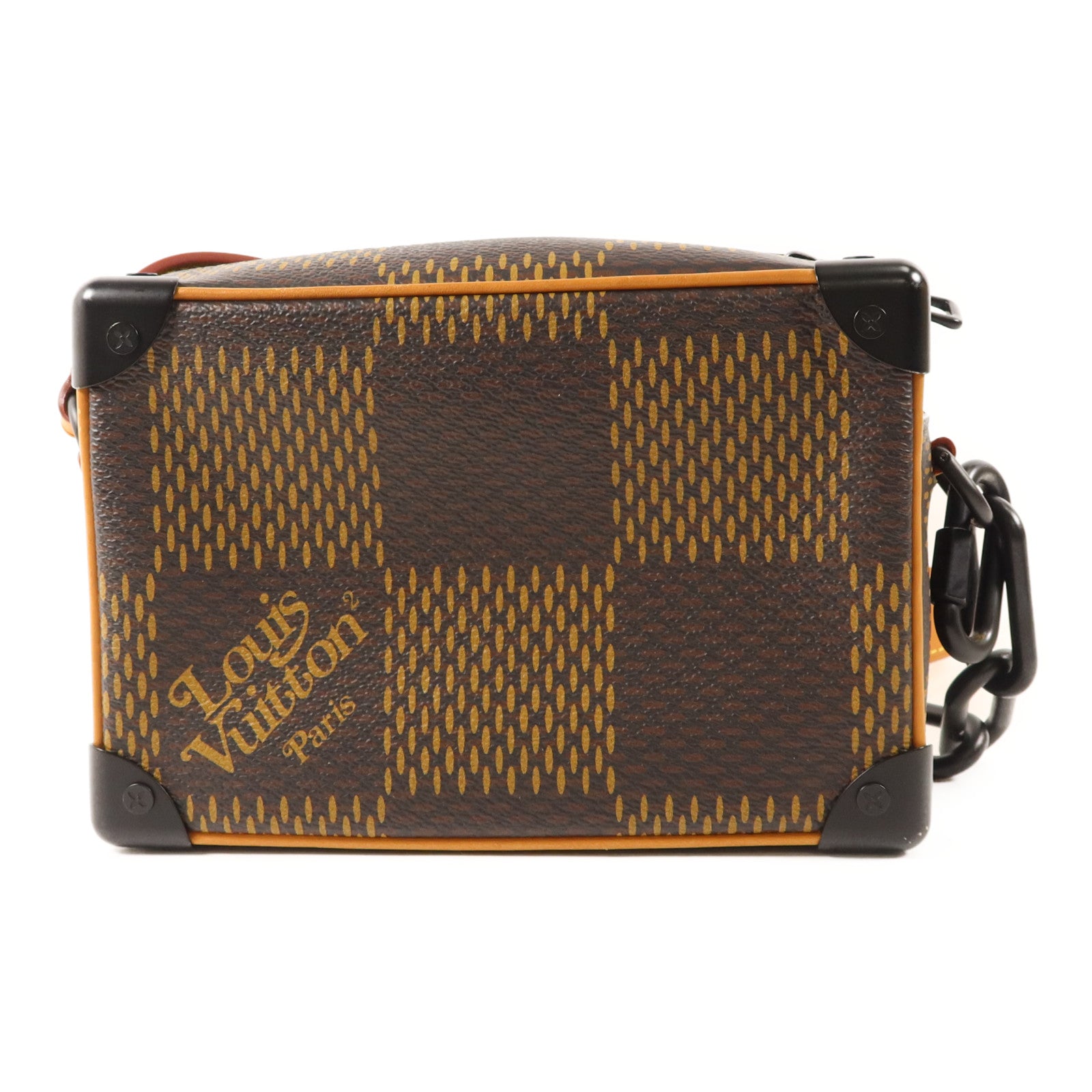 LOUIS VUITTON Damier Giant Ebene × Nigo Mini Soft Trunk肩背袋