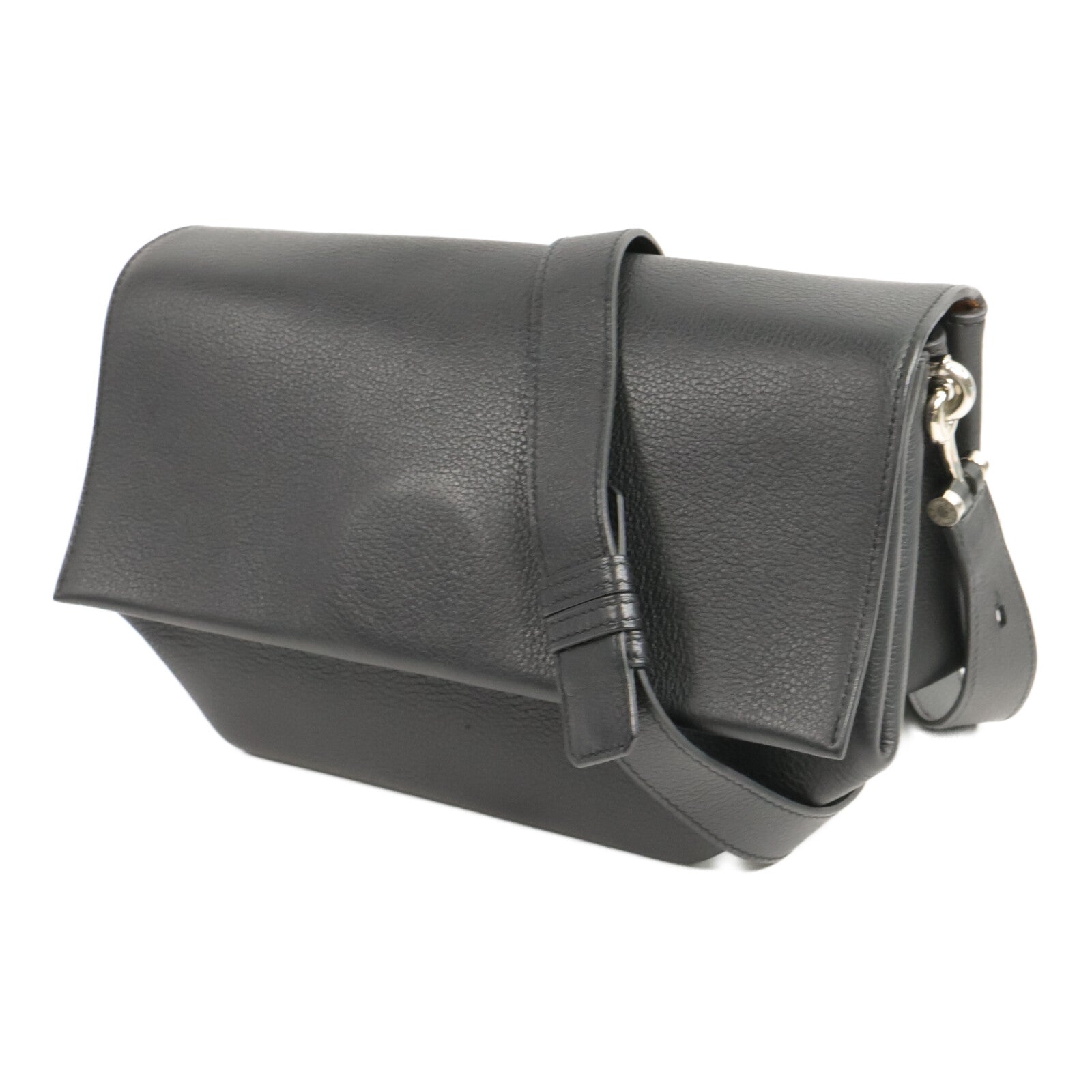 HERMES Novillo Opli 28肩背袋Noir/Toffee