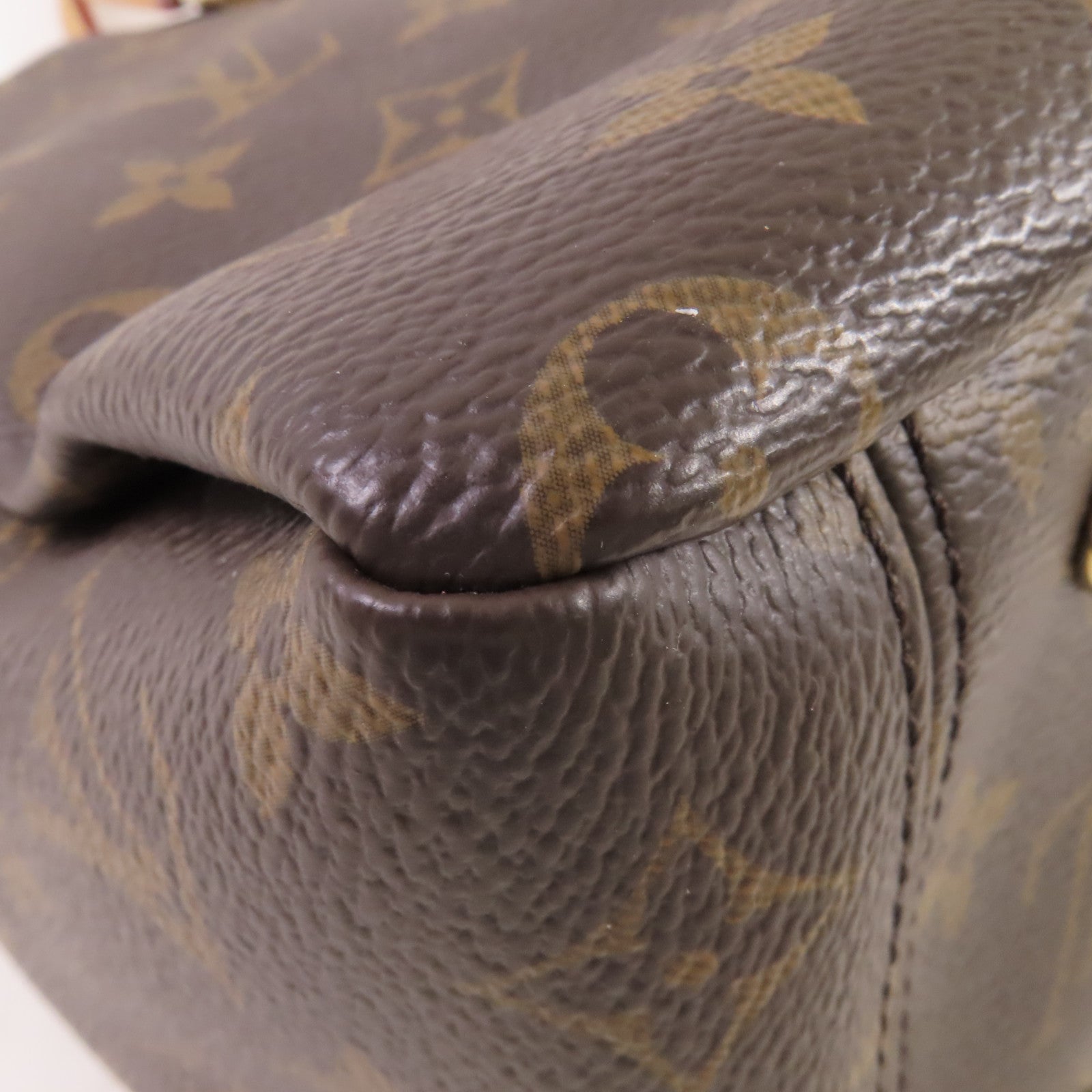 LOUIS VUITTON Monogram Pallas 2Way Shoulder Bag金扣手挽肩背兩用袋啡色/粉紅色